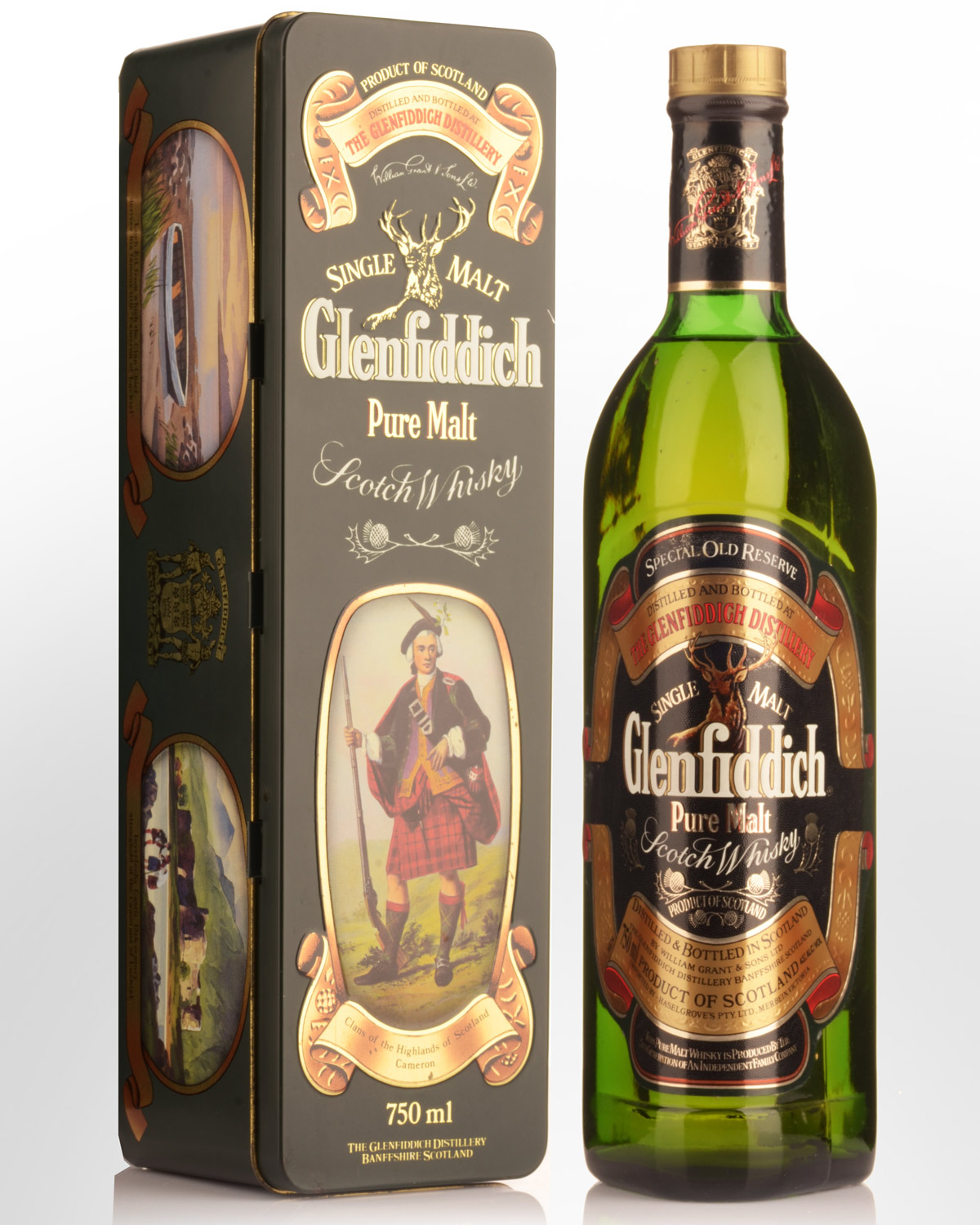 Glenfiddich Special Old Reserve Clan Cameron Pure Malt Scotch Whisky (750ml)