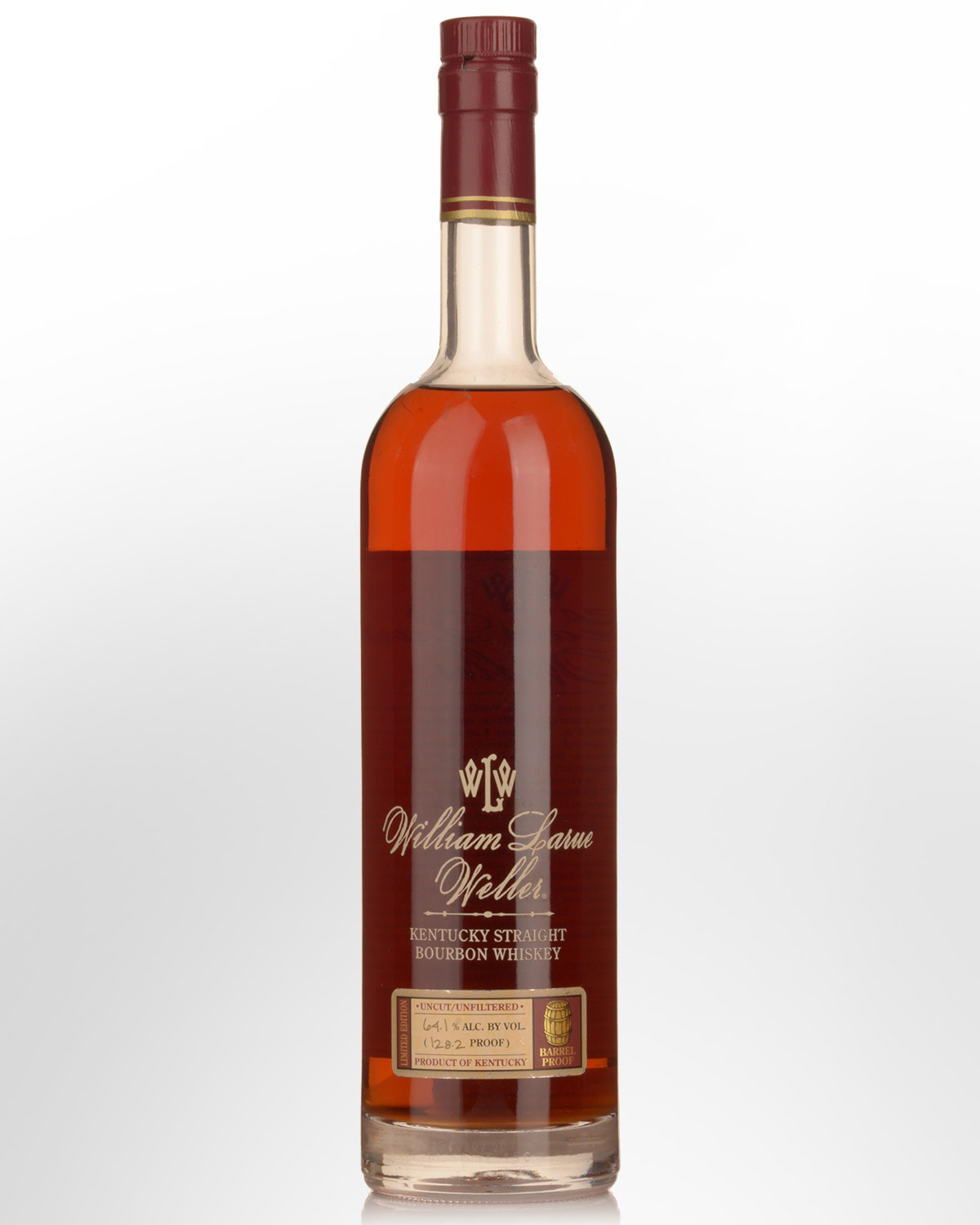 William Larue Weller Barrel Proof 2017 Release 128.2 Proof (64.1) Bourbon Whiskey (750ml