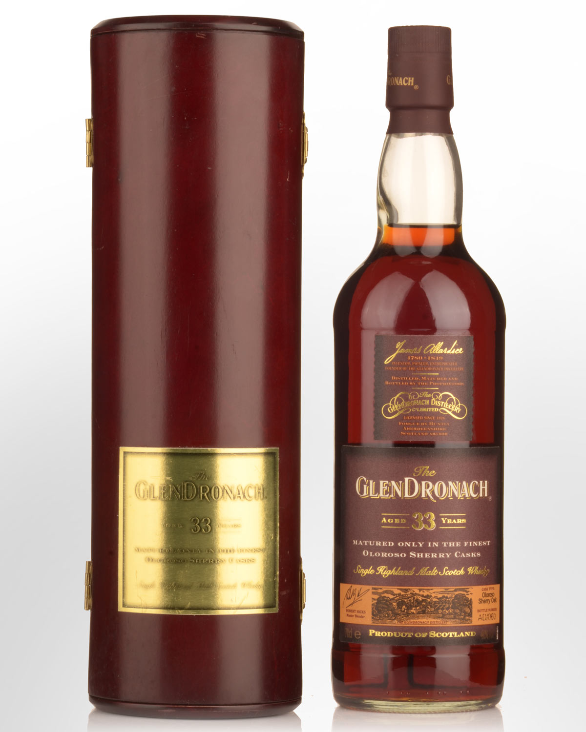 1971 Glendronach 33 Year Old Single Malt Scotch Whisky (700ml)