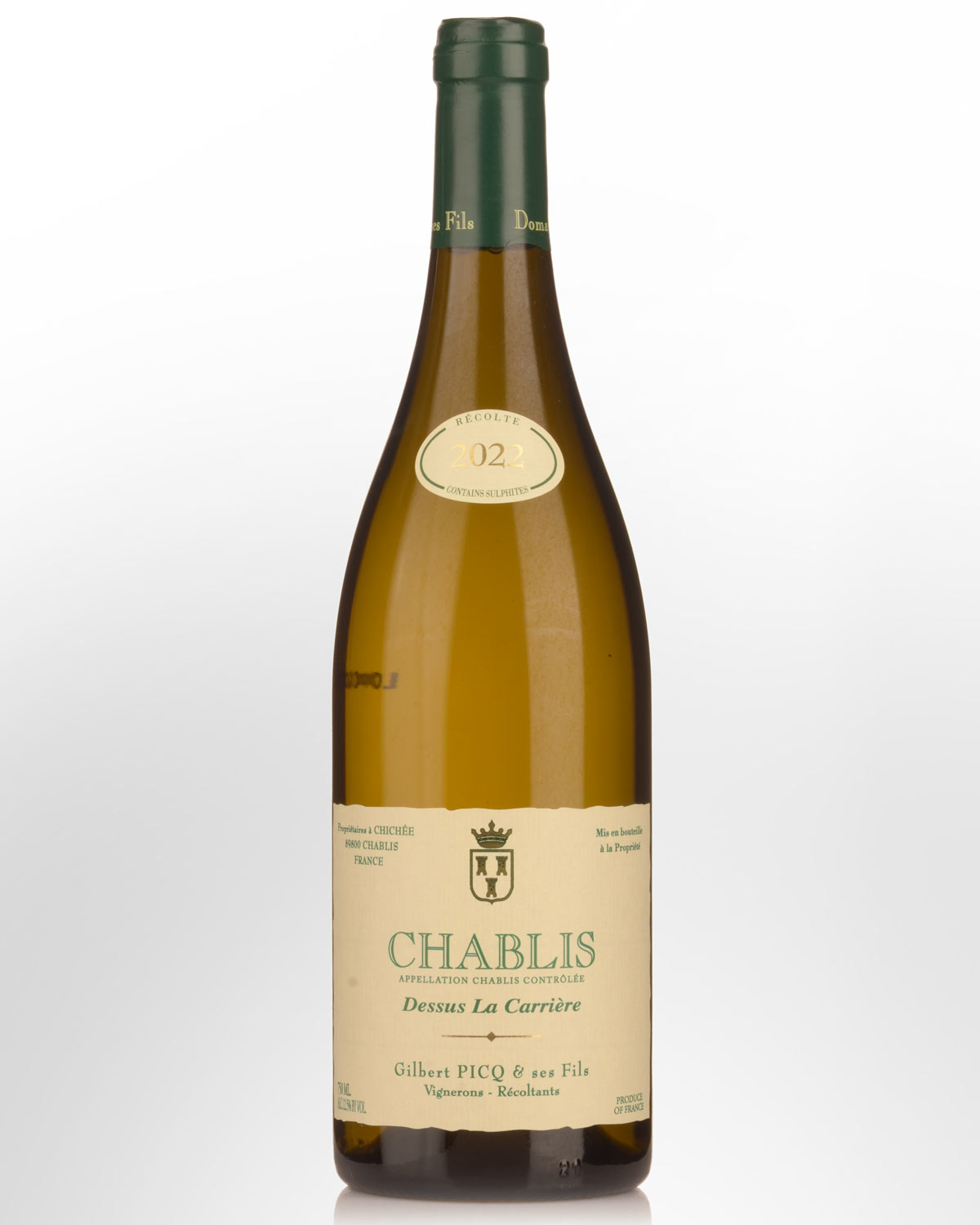 2022 Gilbert Picq Chablis Dessus La Carriere