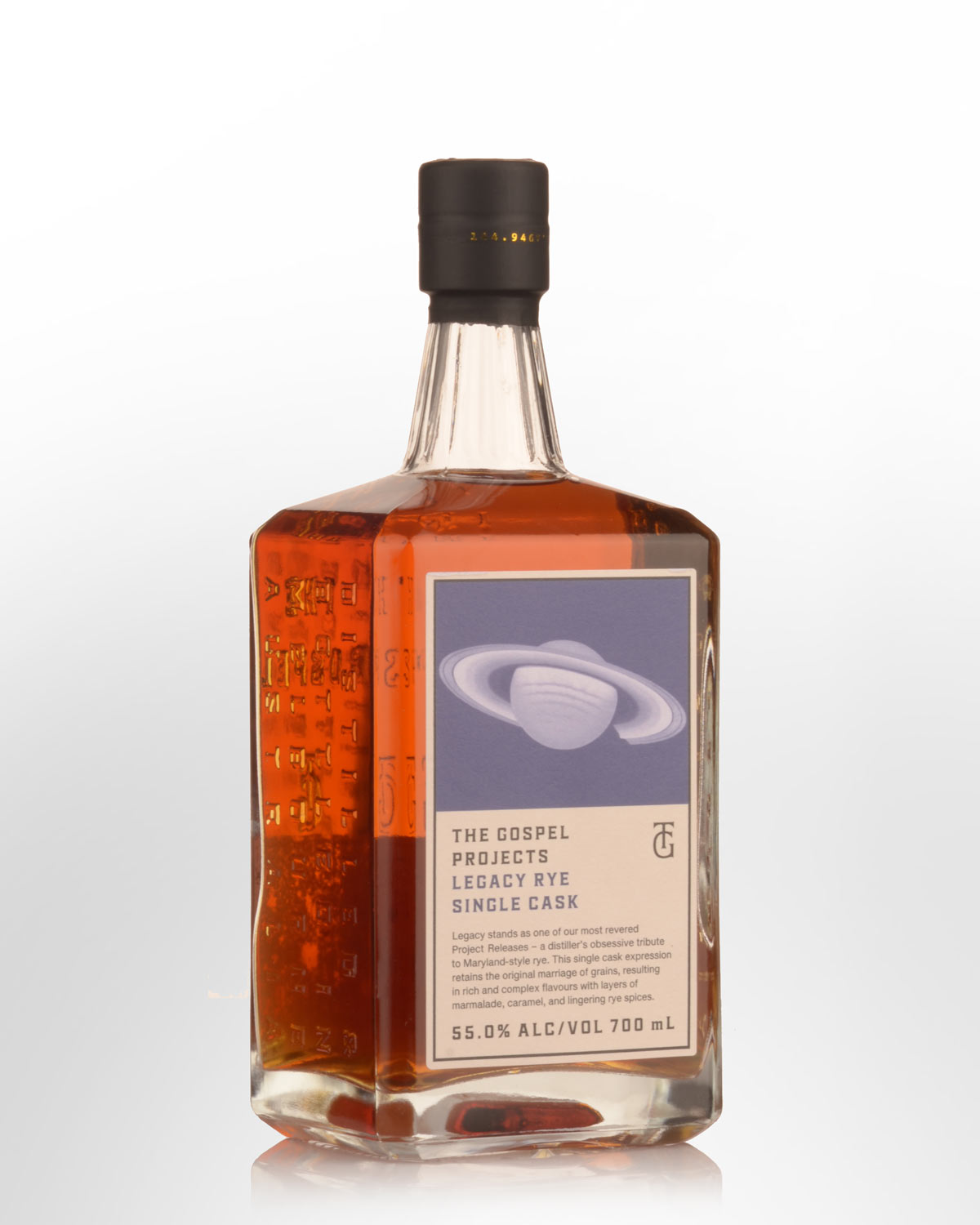 The Gospel Projects Legacy Rye Single Cask Australian Rye Whiskey (700ml)