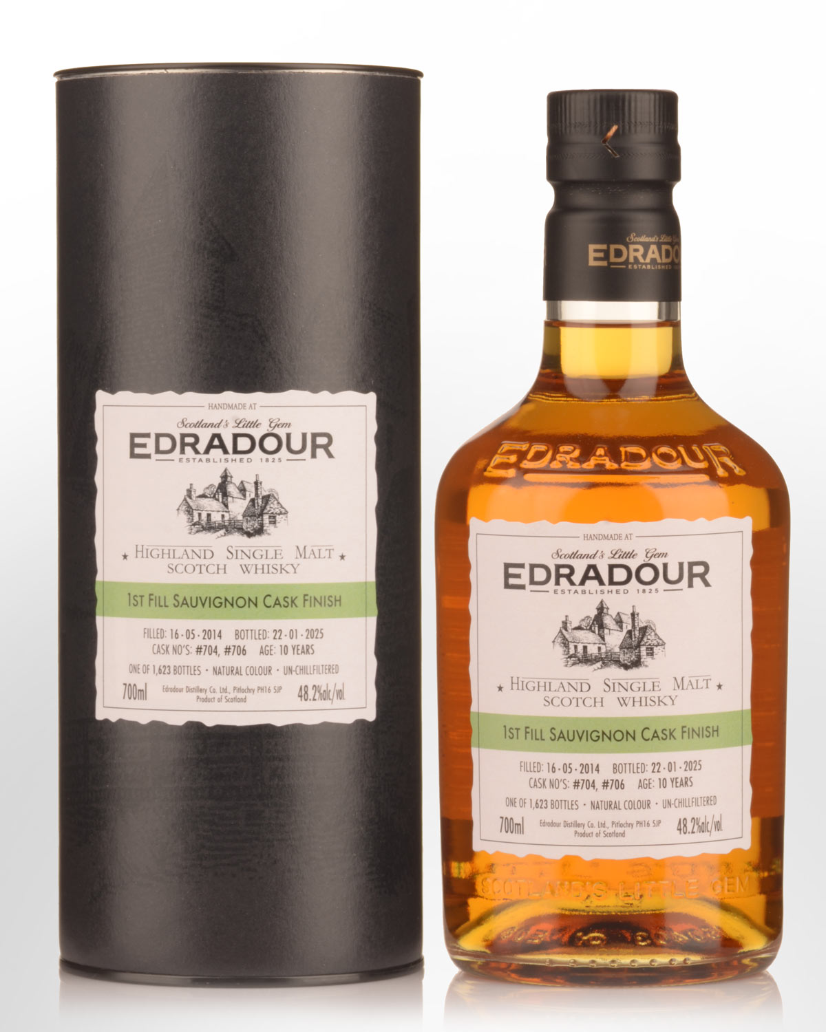 2014 Edradour Sauvignon Cask Finish 10 Year Old Single Malt Scotch Whisky (700ml)