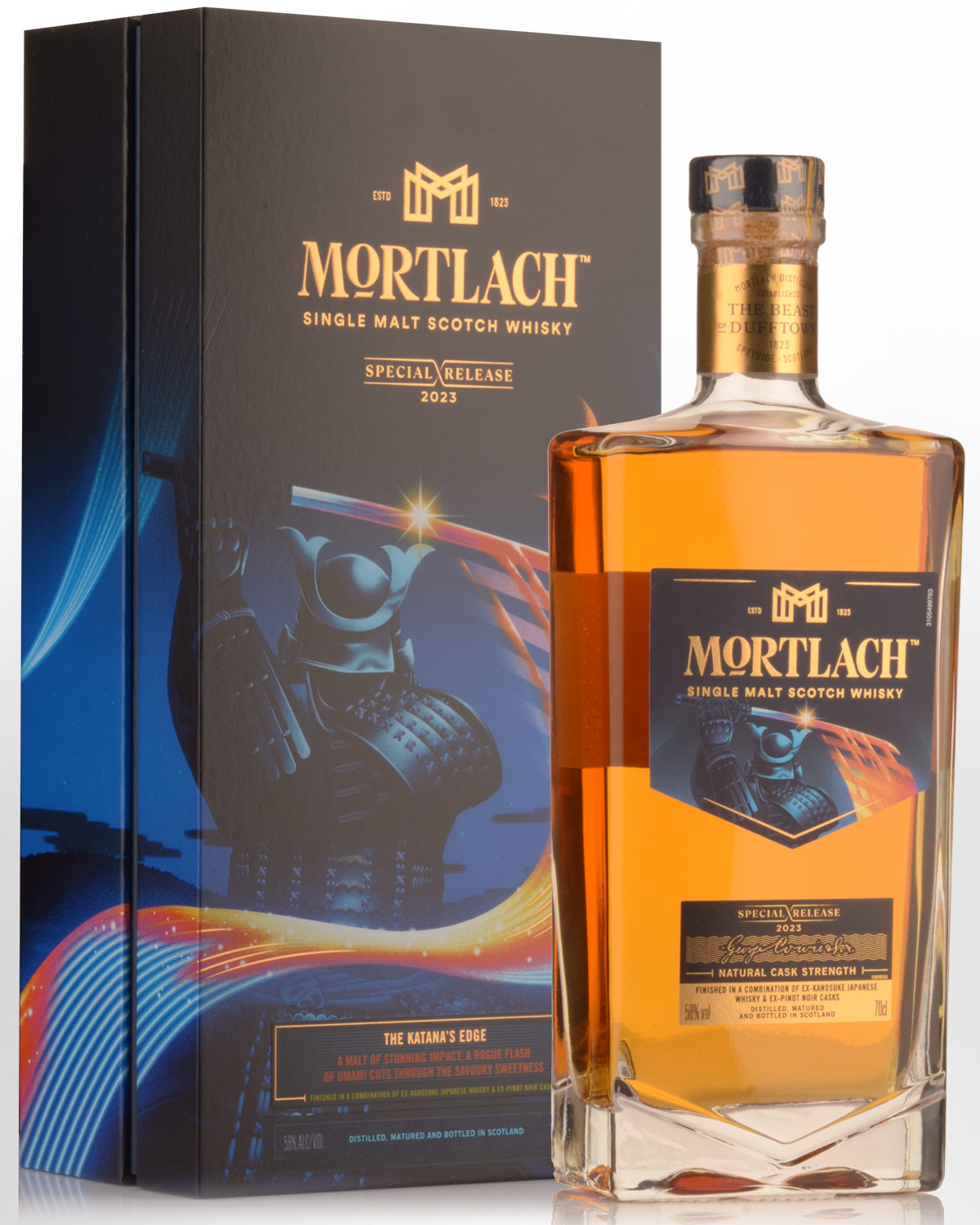Mortlach The Katana's Edge (Special Release 2023) Cask Strength Single Malt Scotch Whisky (700ml)