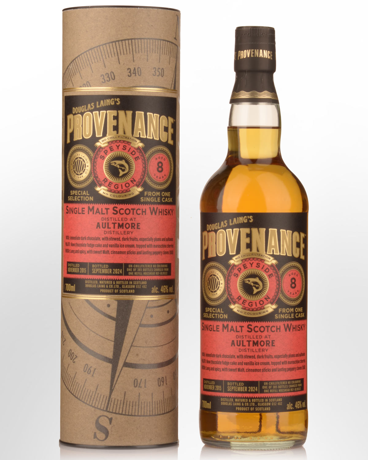 2015 Douglas Laing & Co. Provenance Aultmore 8 Year Old Single Malt Scotch Whisky (700ml)
