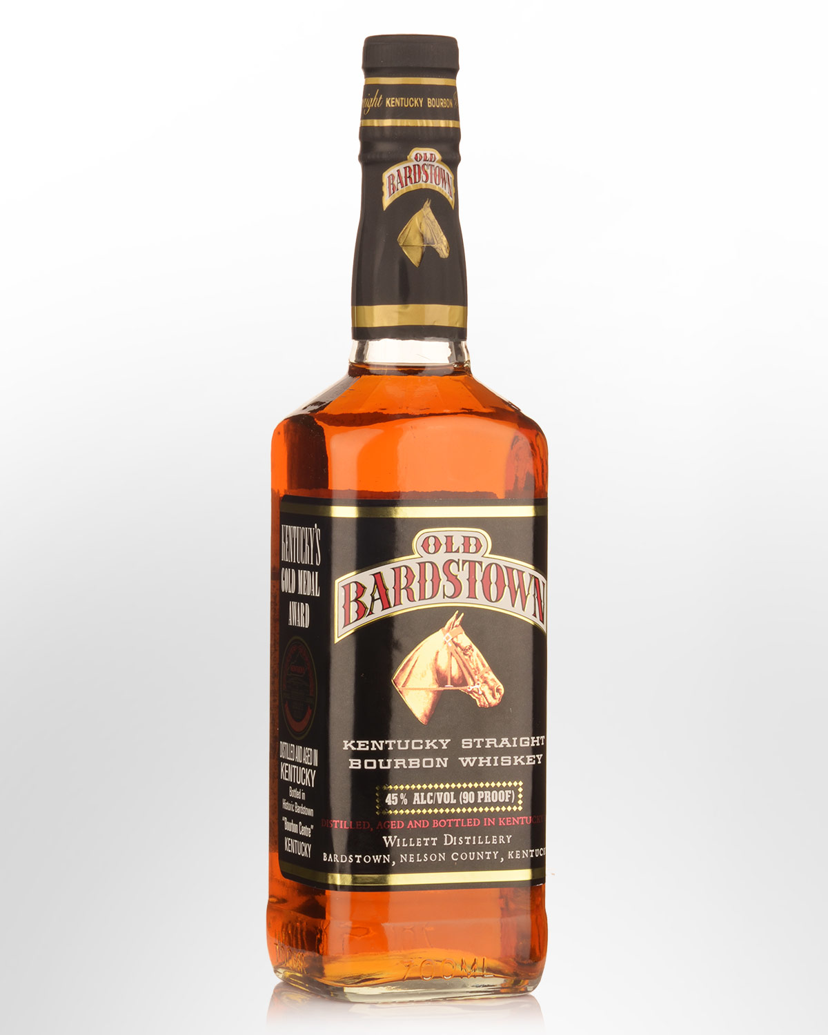 Willett Distillery Old Bardstown Black Label 90 Proof Bourbon Whiskey (700ml)