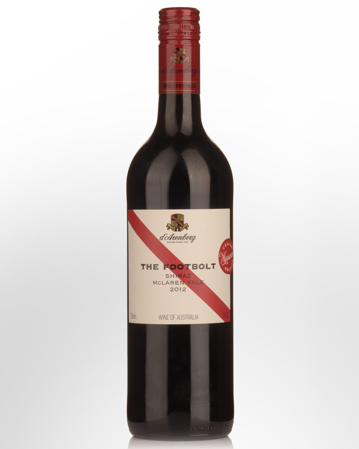 2012 d’Arenberg The Footbolt Shiraz Museum Release