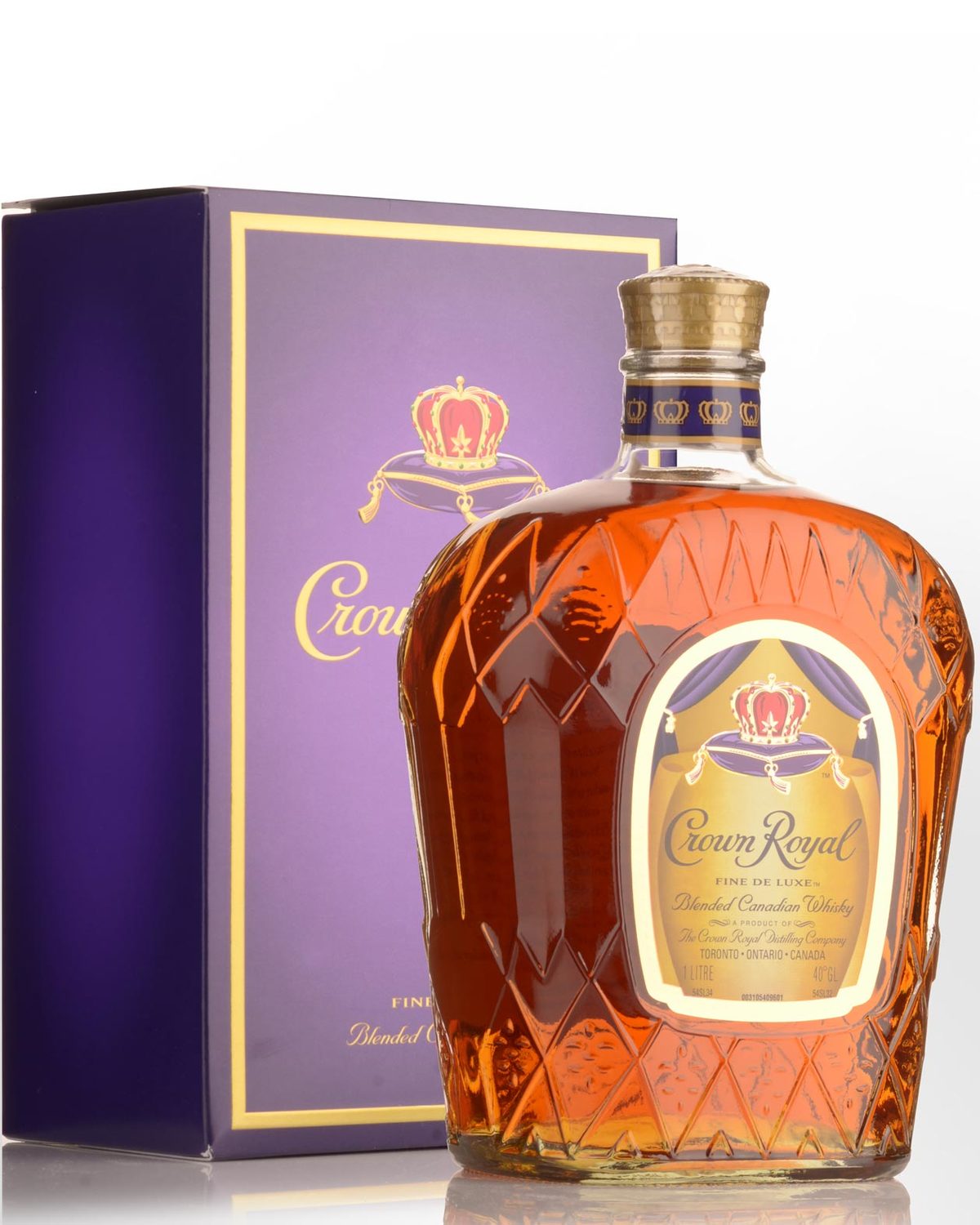 Crown Royal Blended Canadian Whisky (1000ml) | Nicks Wine Merchants