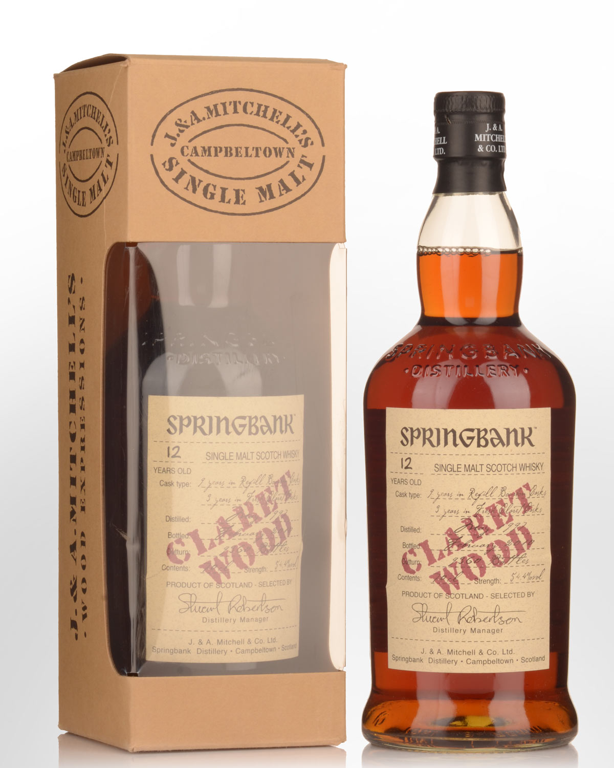 Springbank Claret Wood 12 Year Old Cask Strength Single Malt Scotch Whisky (700ml)