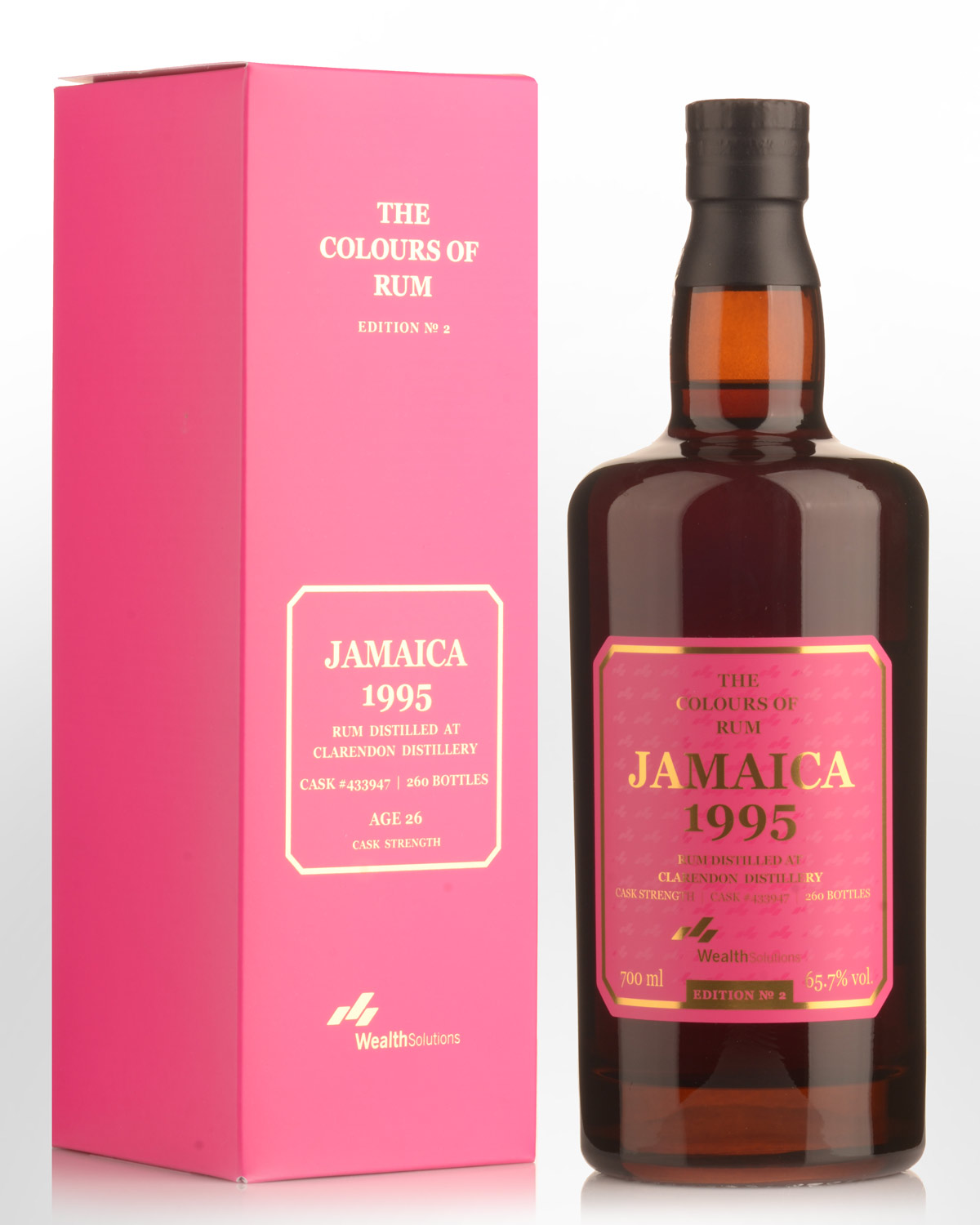 1995 The Colours of Rum Clarendon 26 Year Old Edition No. 2 Cask Strength Jamaica Rum (700ml)