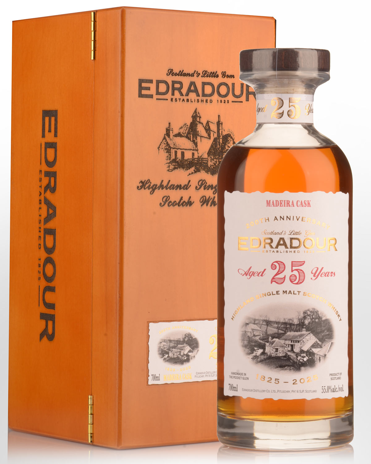 1999 Edradour 200th Anniversary 25 Year Old Madeira Cask #901 Cask Strength Single Malt Scotch Whisky (700ml)
