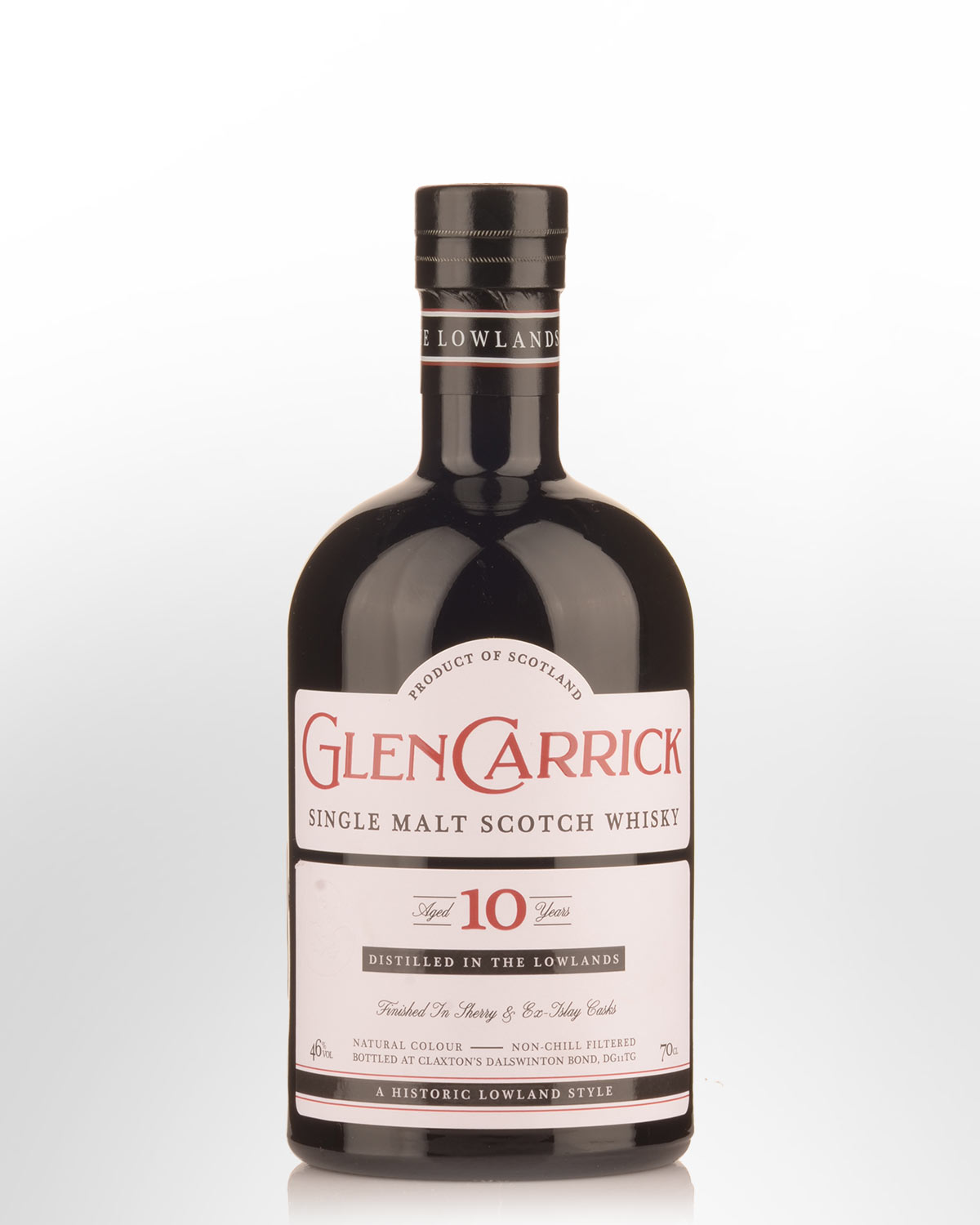 Claxton's GlenCarrick 10 Year Old Single Malt Scotch Whisky (700ml)