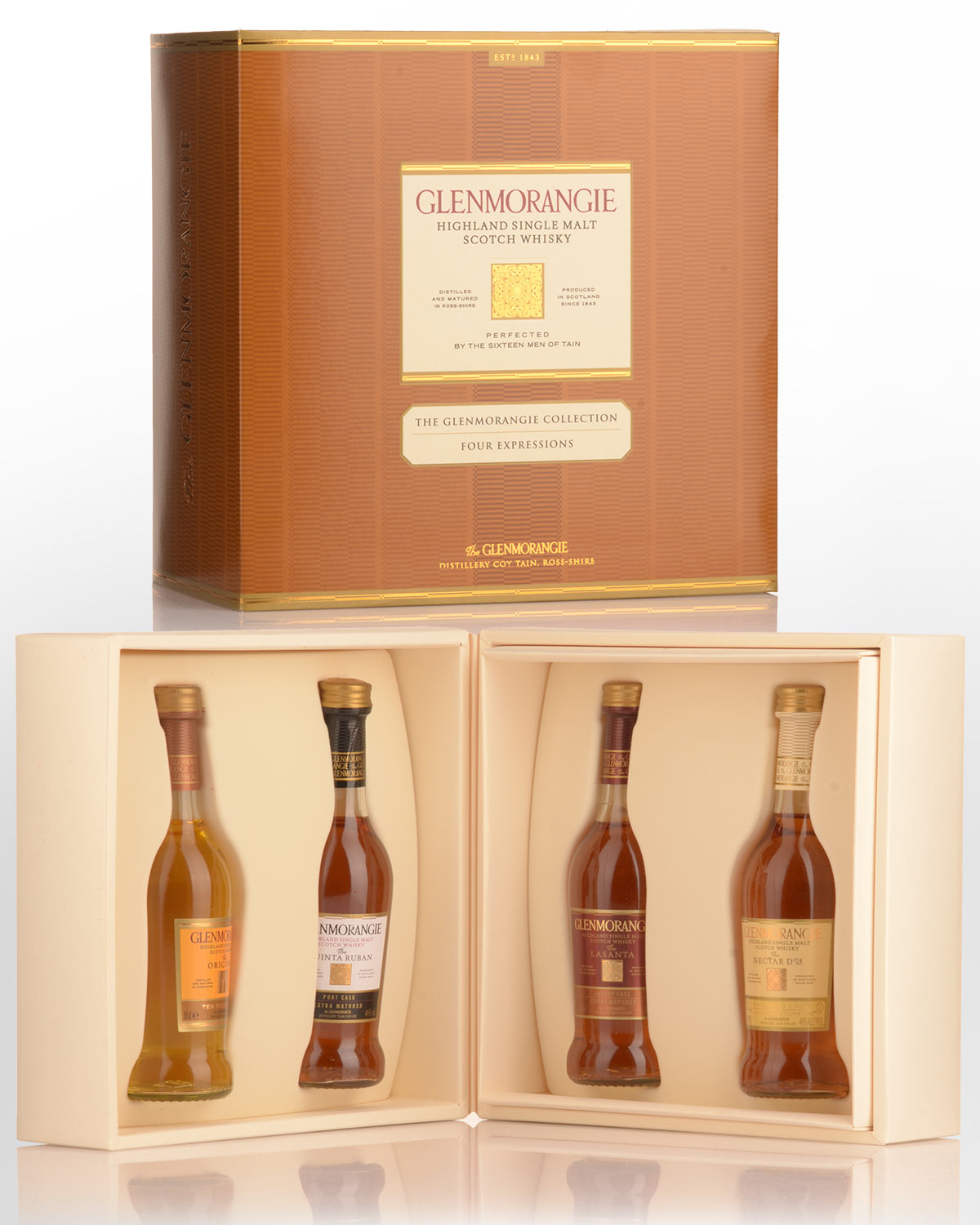 Glenmorangie Four Expressions Single Malt Scotch Whisky Gift Pack (4 x 100ml bottles)