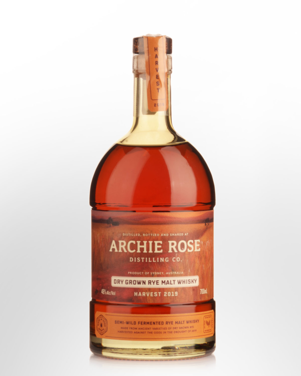 Archie Rose Dry Grown Rye Malt Australian Whisky Harvest 2019 (700ml)