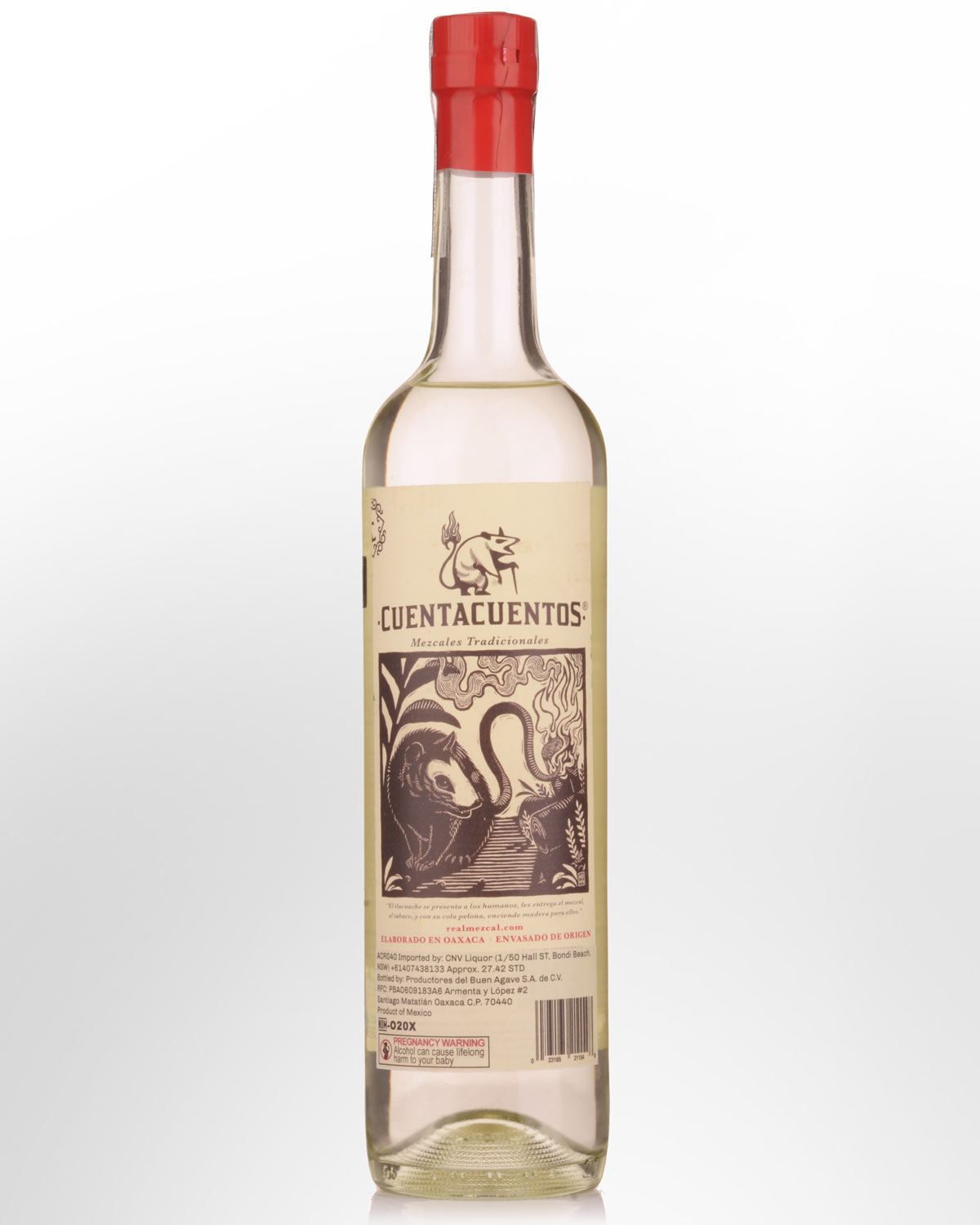 Cuentacuentos Arroqueno  Ancestral (Miguel Angel Cruz Rios) Mezcal (750ml)