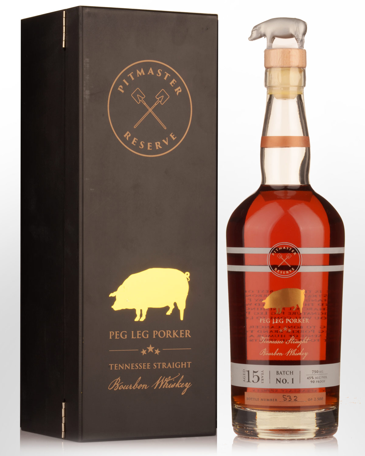 Peg Leg Porker Pitmaster Reserve 15 Year Old Tennessee Straight Bourbon Whiskey (750ml)