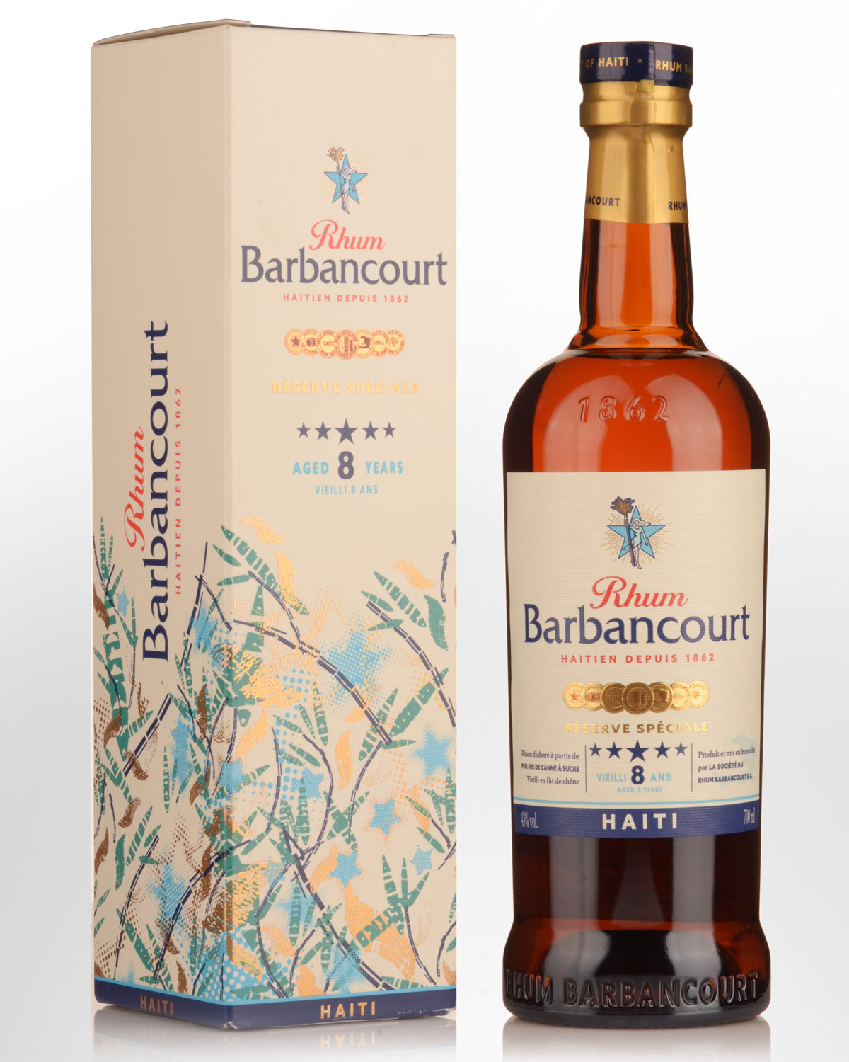 Rhum Barbancourt 5 Star 8 Year Old Rum (700ml)