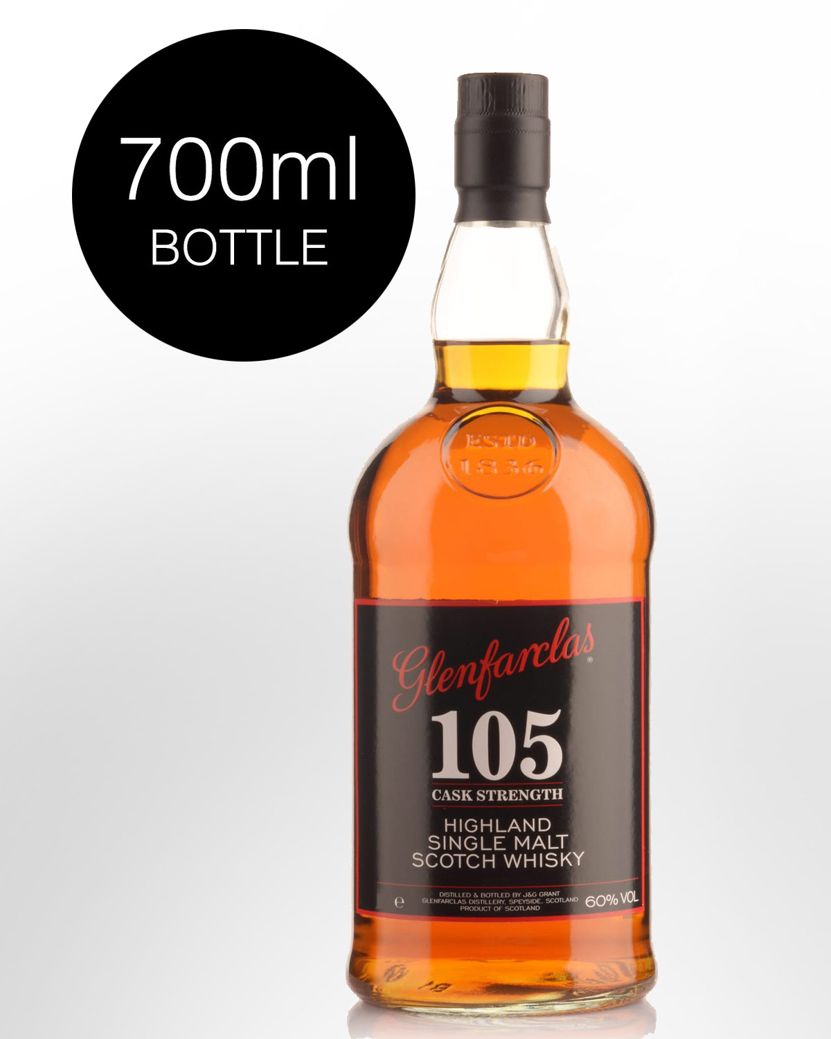 Glenfarclas 105 Cask Strength Single Malt Scotch Whisky (700ml) - NO GIFT BOX