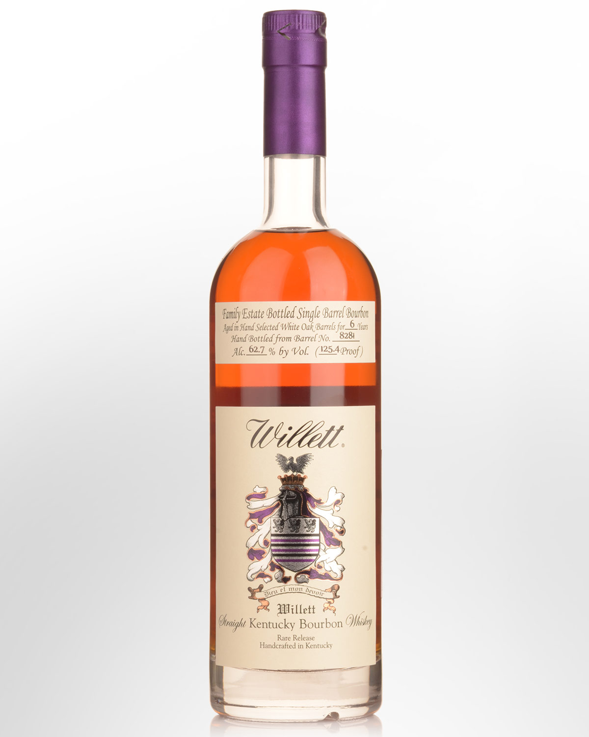 Willett Family Estate Single Barrel Rare Release (Barrel 8281) Cask Strength 6 Year Old Straight Bourbon Whiskey (700ml)