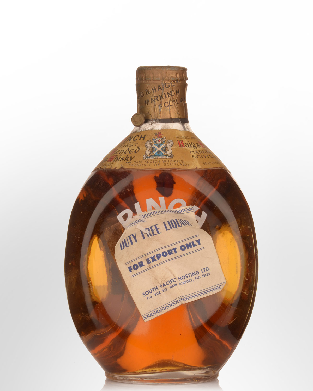 Haig Pinch Finest Blended Scots Whisky (4/5 Quart) - 1950s Bottling