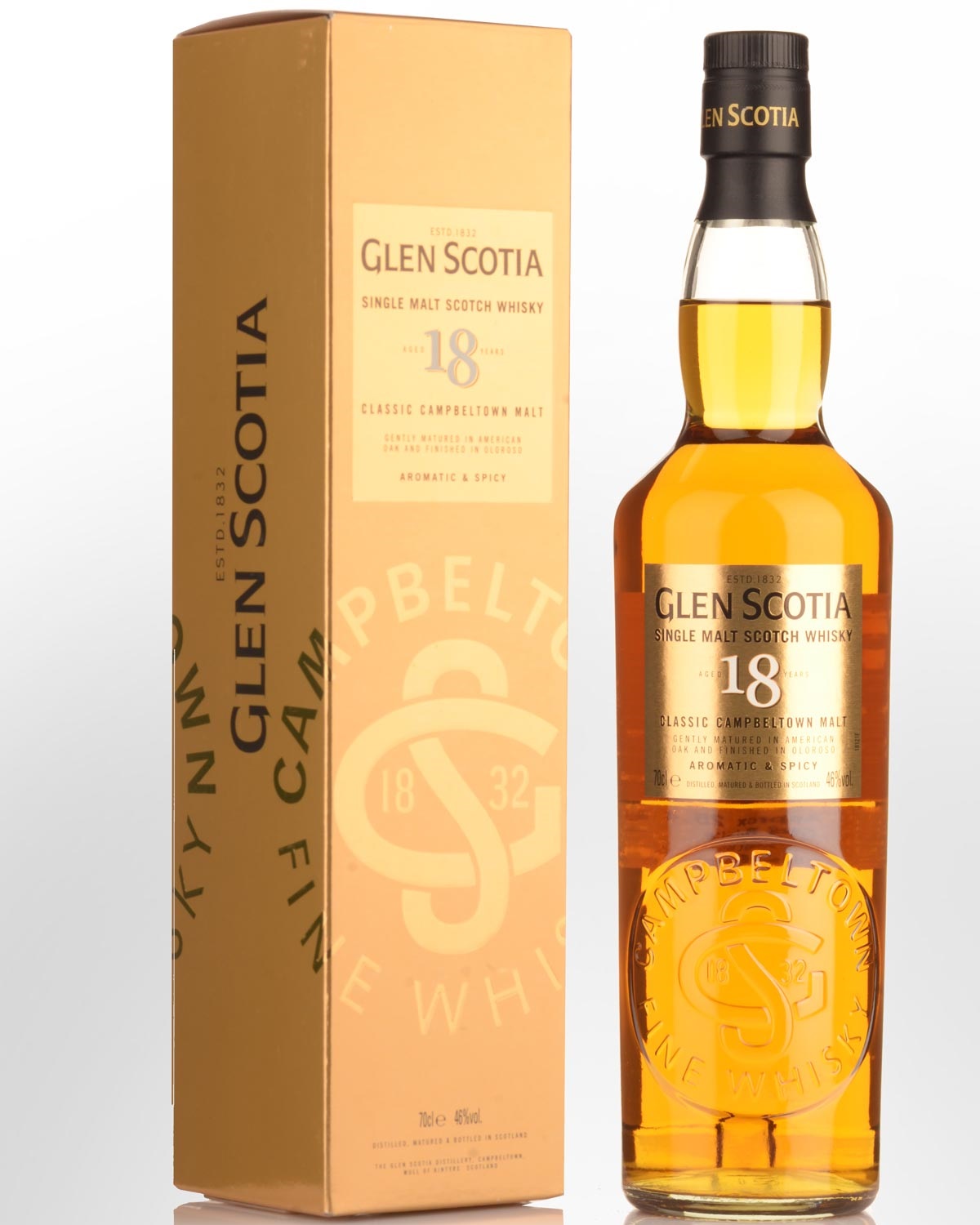 Glen Scotia 18 Year Old Single Malt Scotch Whisky (700ml)
