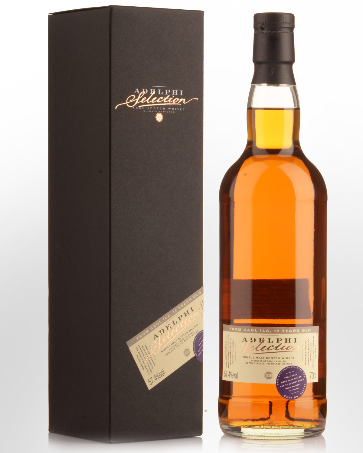 2010 Adelphi Caol Ila 12 Year Old Cask Strength Single Malt Scotch ...