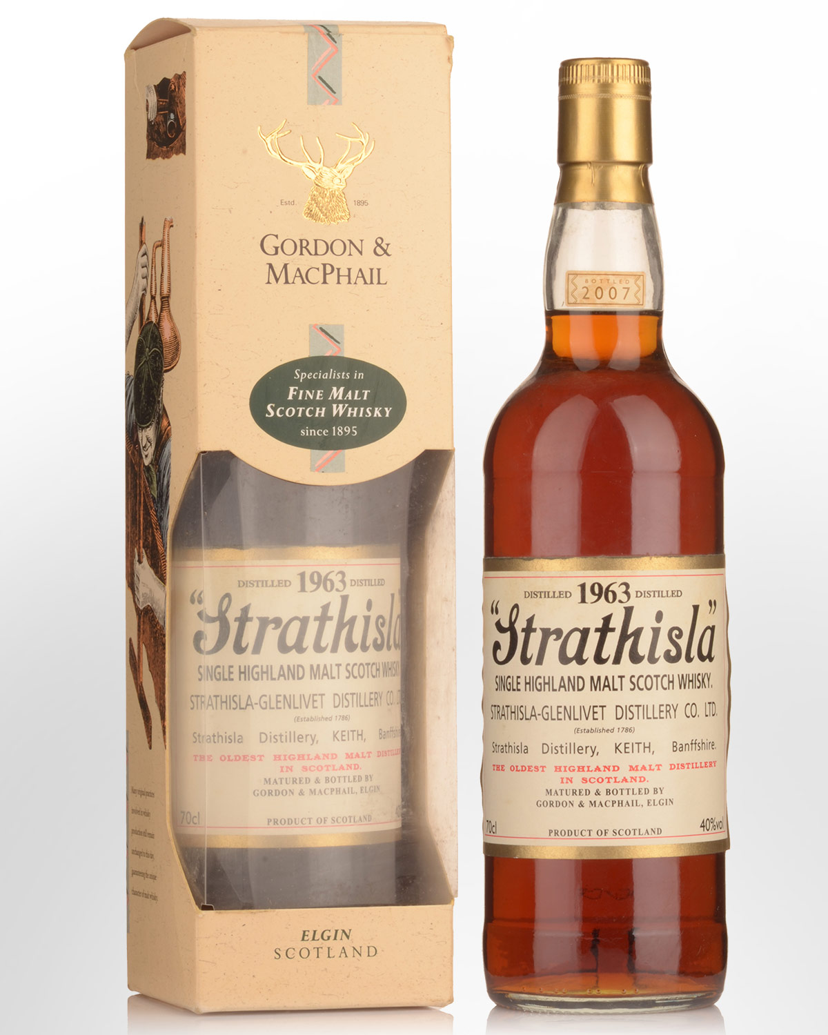 1963 Gordon & Macphail Strathisla Single Malt Scotch Whisky (700ml)