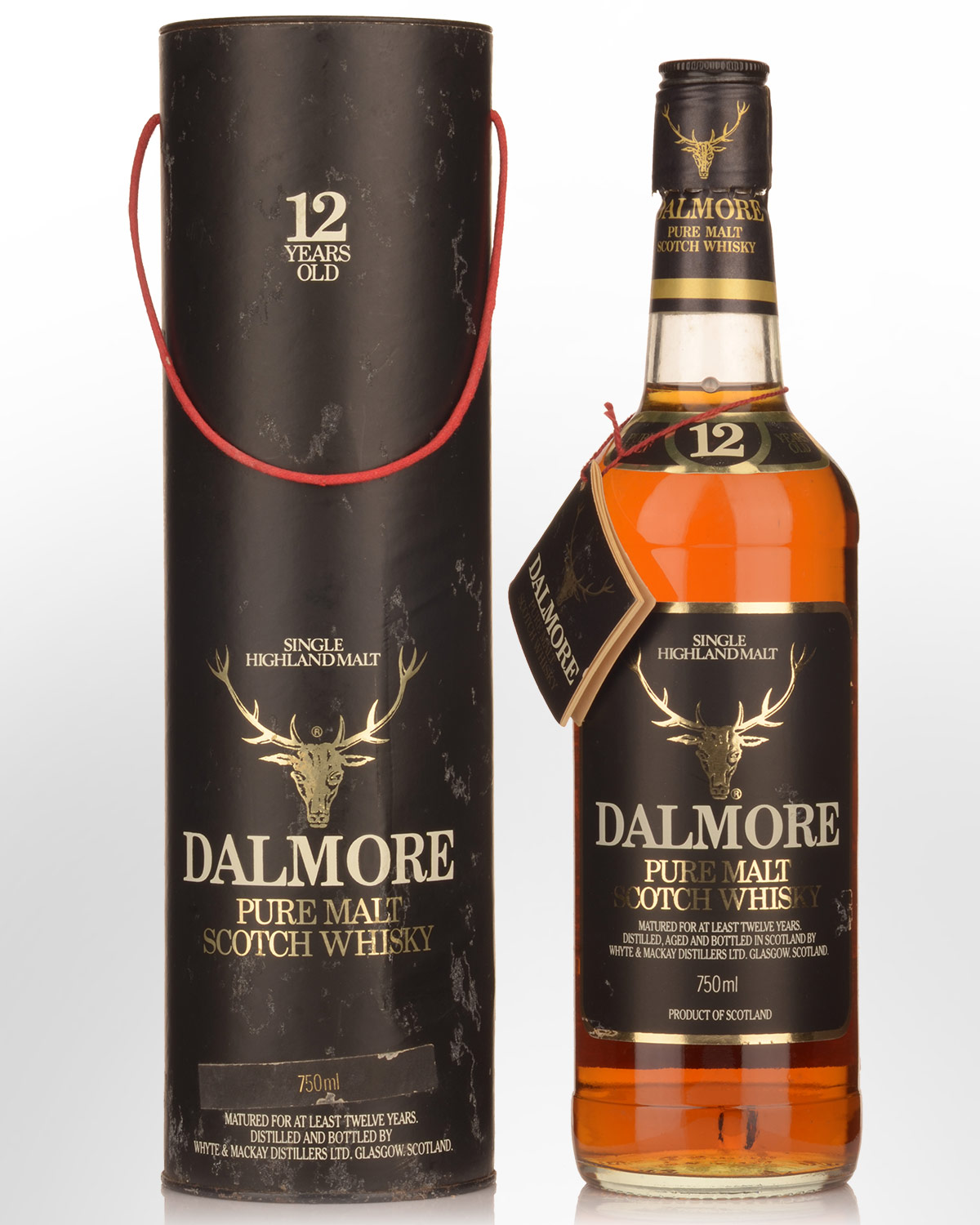 Dalmore 12 Year Old Pure Malt Scotch Whisky (750ml) - 1980s bottling