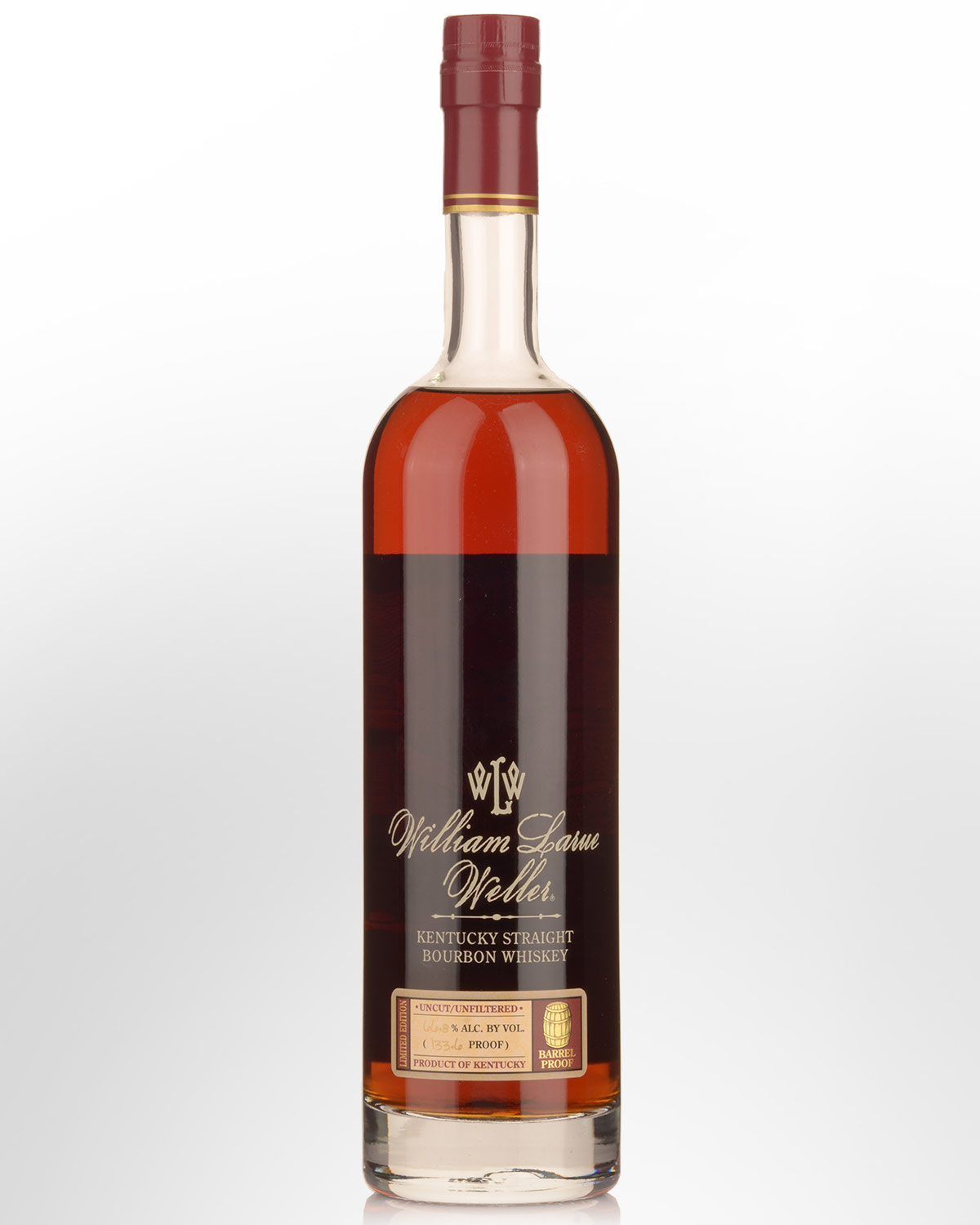 William Larue Weller Barrel Proof 2023 Release 133.6 Proof (66.8%) Bourbon Whiskey (750ml)