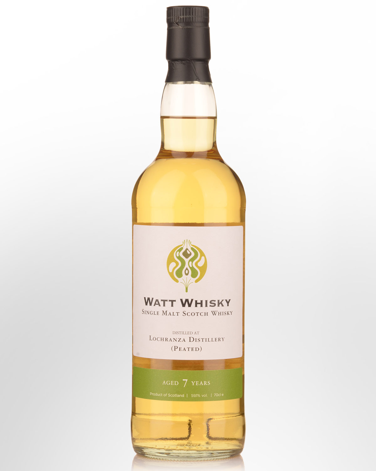 2016 Watt Whisky Lochranza (Peated) 7 Year Old Cask Strength Single Malt Scotch Whisky (700ml)