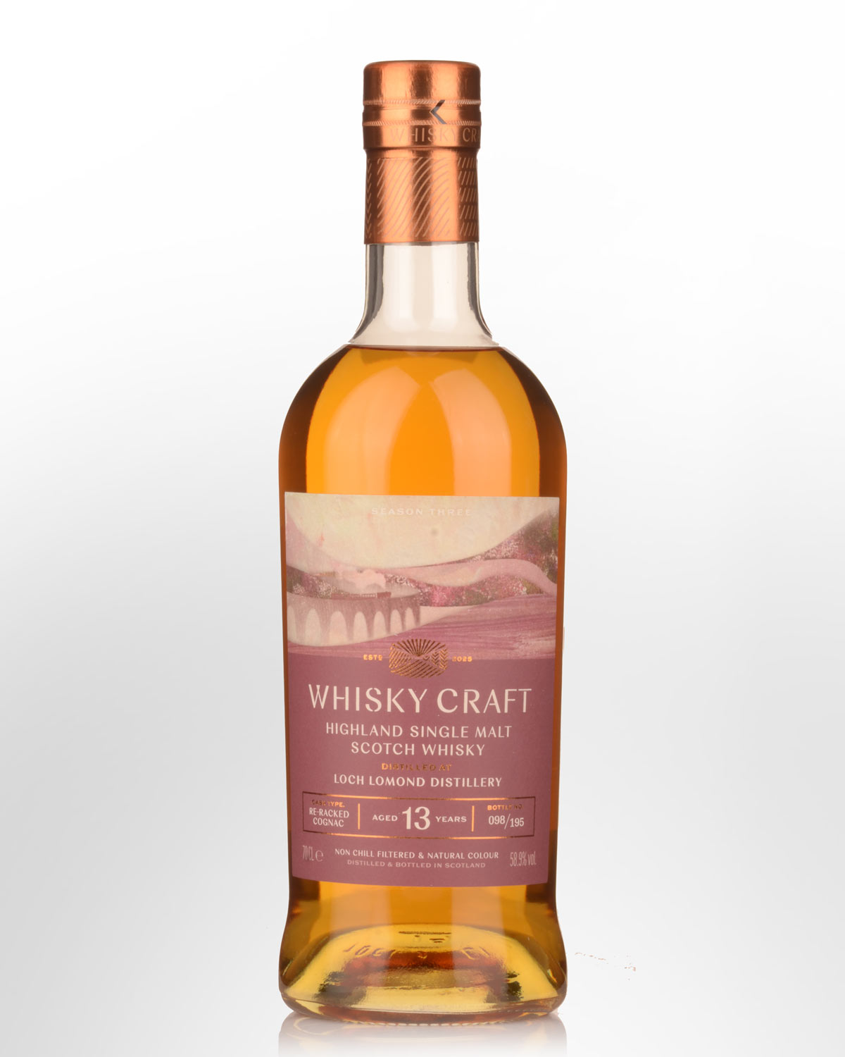 Whisky Craft Loch Lomond 13 Year Old Cask Strength Single Malt Scotch Whisky (700ml)