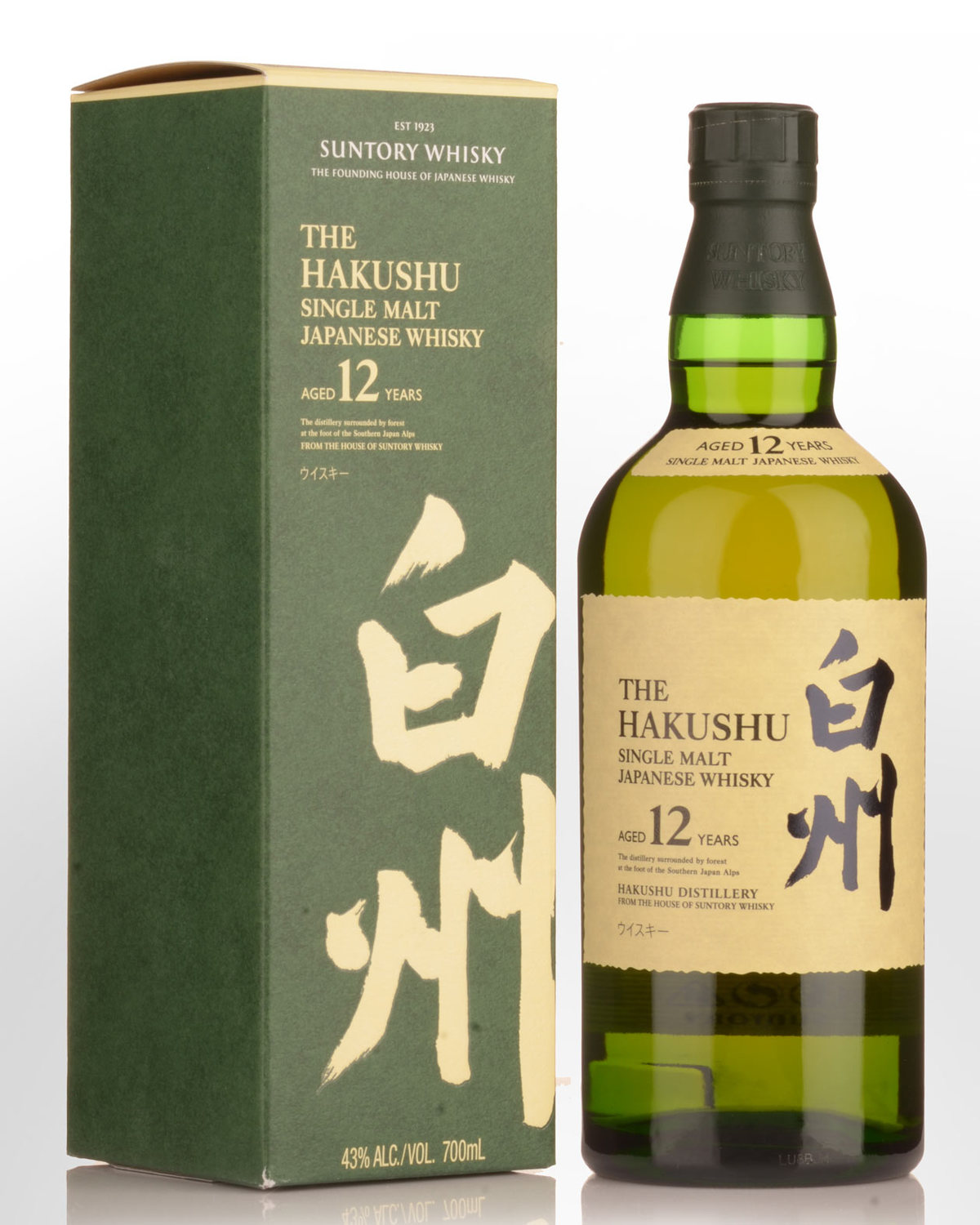 Suntory Hakushu 12 Year Old Single Malt Japanese Whisky (700ml) | Nicks ...