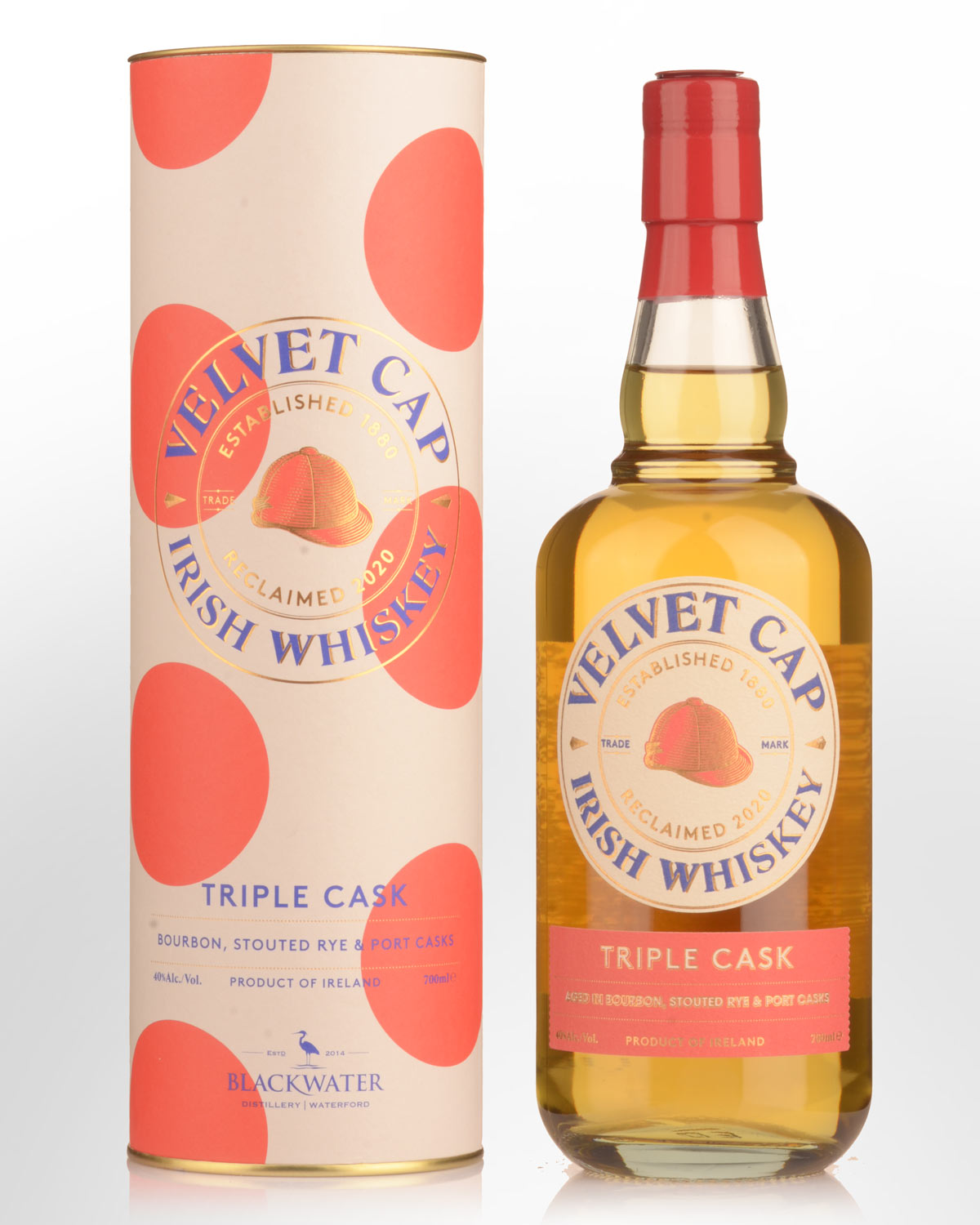 Velvet Cap Triple Cask Irish Whiskey (700ml)