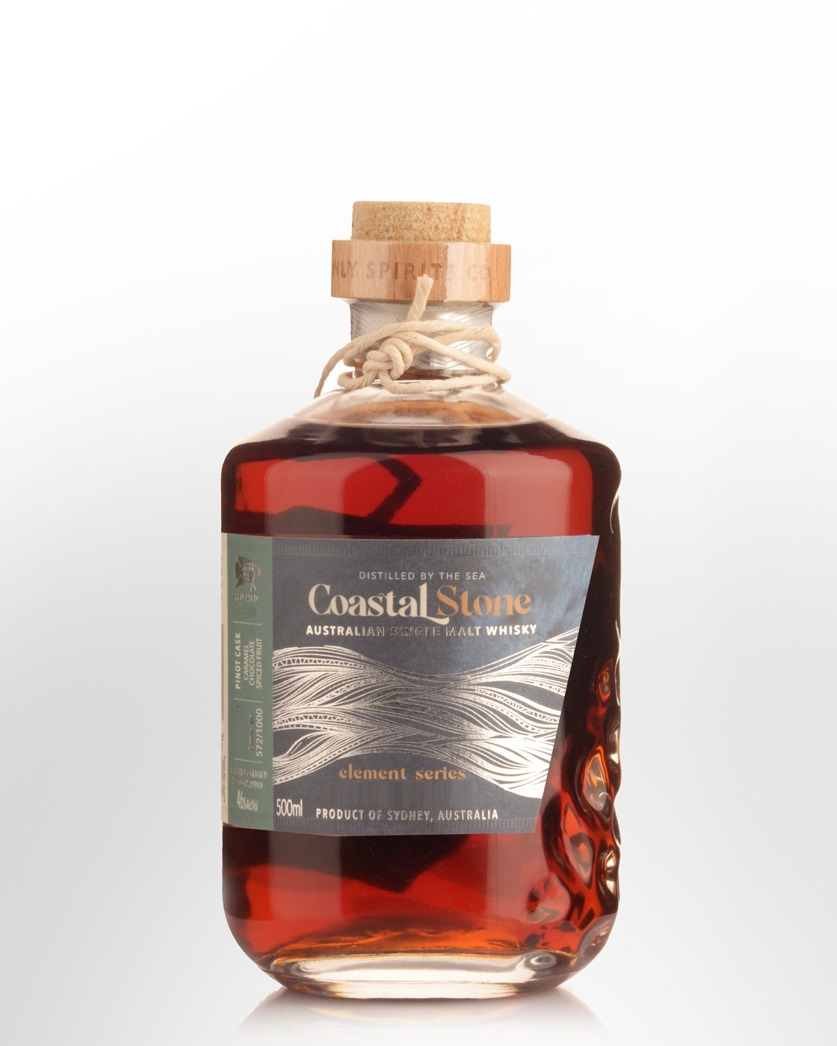 Manly Spirits Coastal Stone Pinot Noir Cask Single Malt Australian Whisky (500ml)