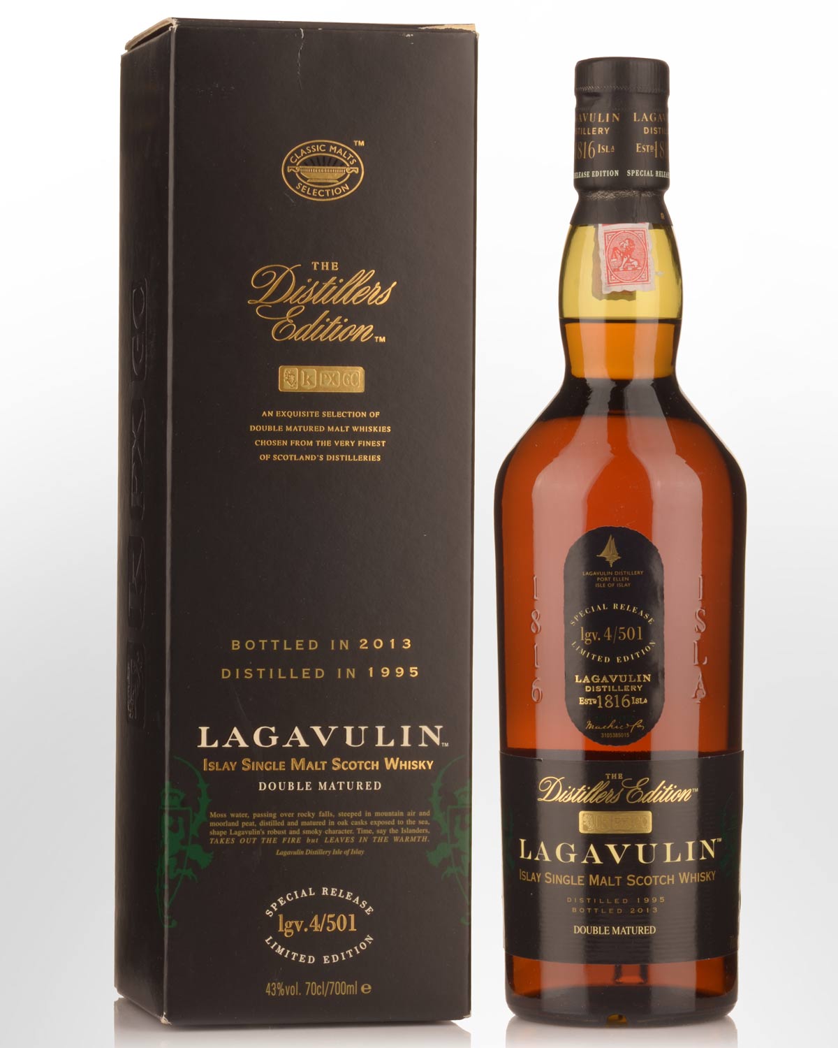 1995 Lagavulin Distillers Edition Double Matured Single Malt Scotch Whisky (700ml)