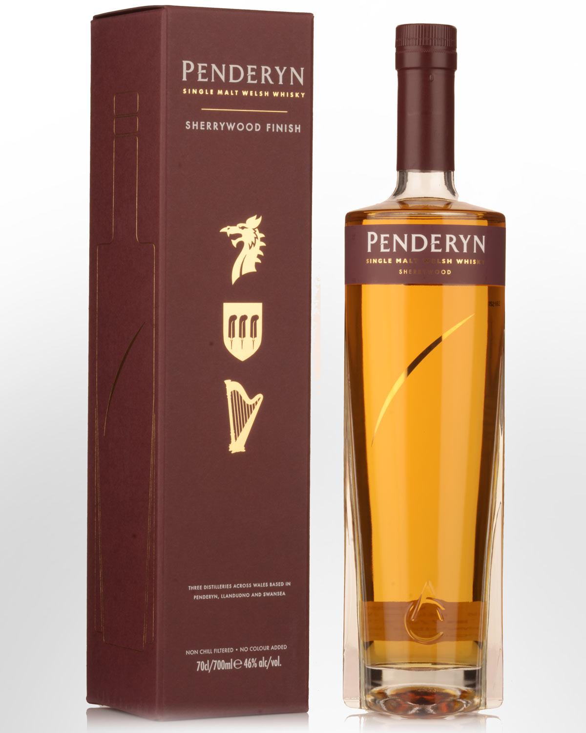 Penderyn Sherrywood Single Malt Welsh Whisky (700ml)