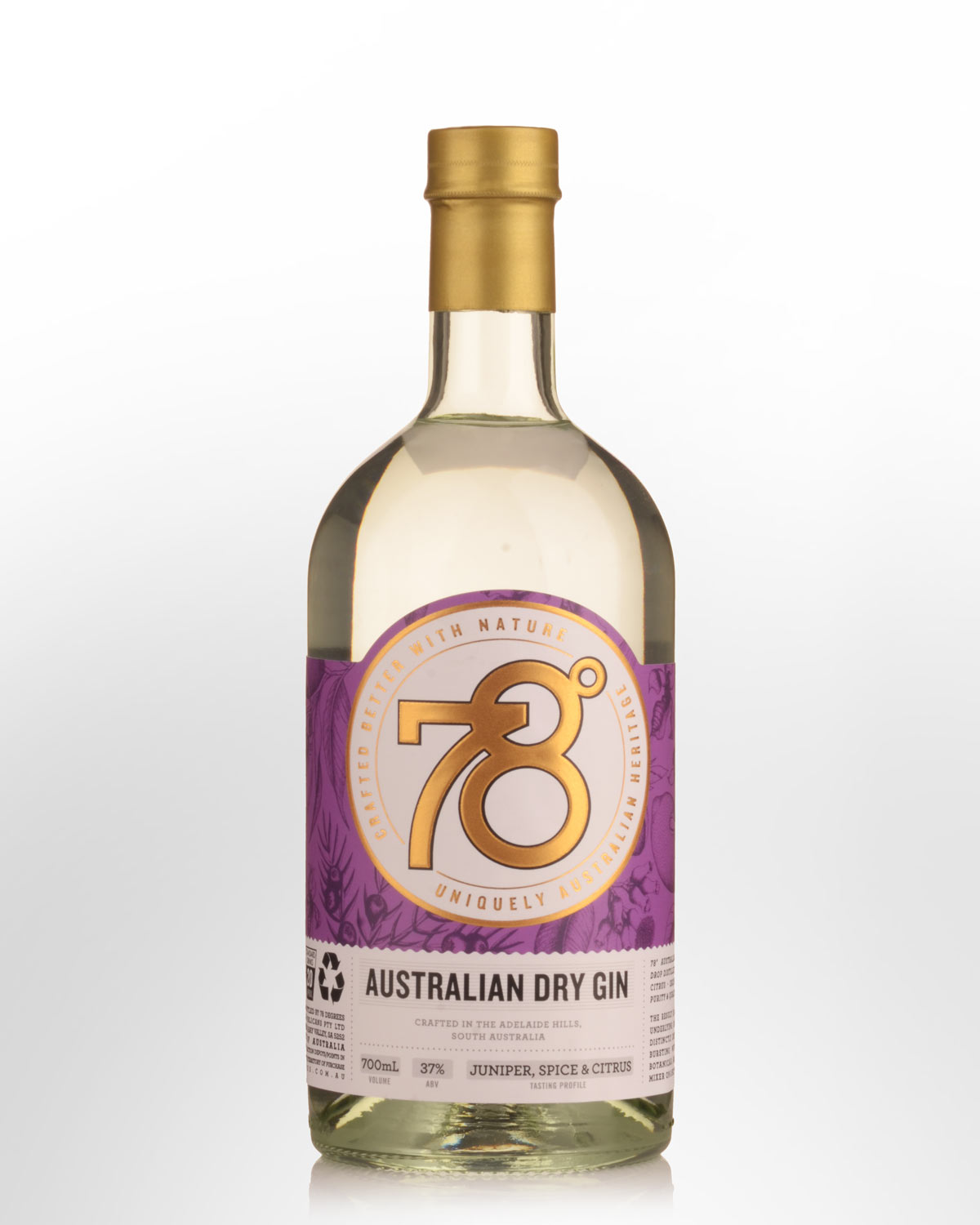 78 Degrees Australian Dry Gin (700ml)