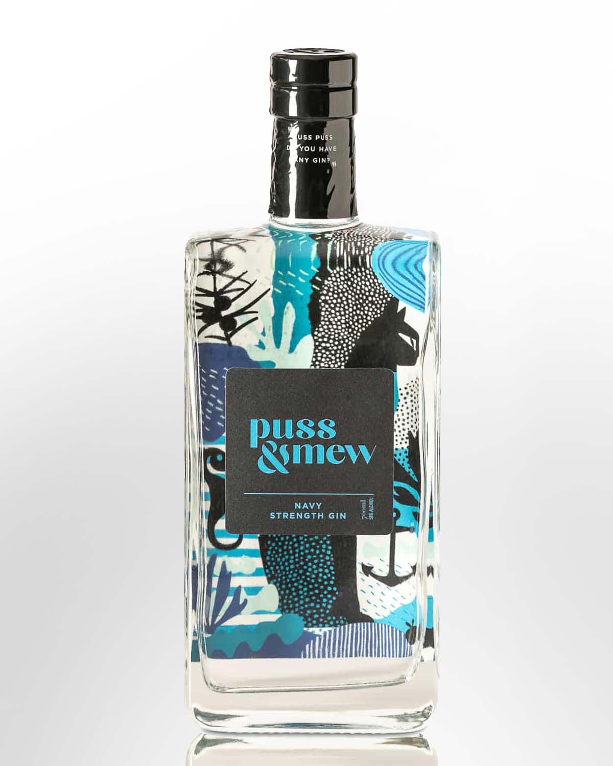 Puss & Mew Distillery Navy Strength Gin (700ml)