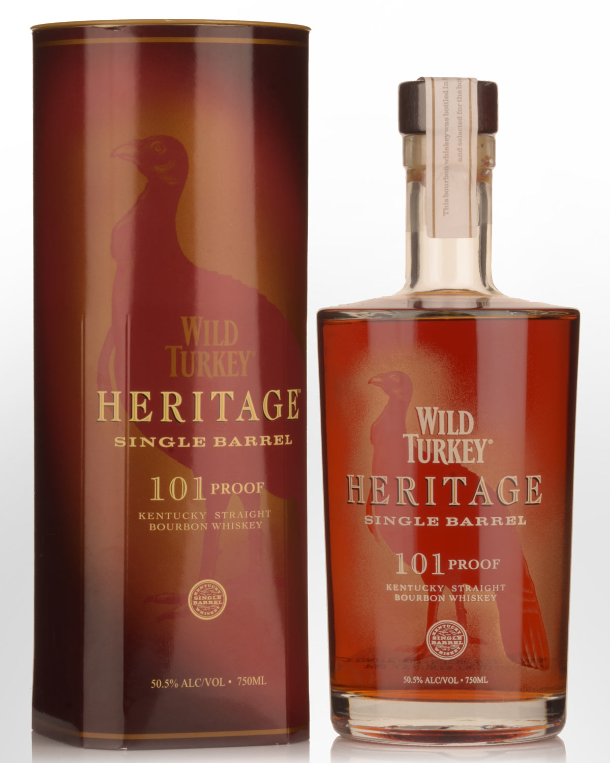 Wild Turkey Heritage Single Barrel 101 Proof Bourbon Whiskey (750ml)