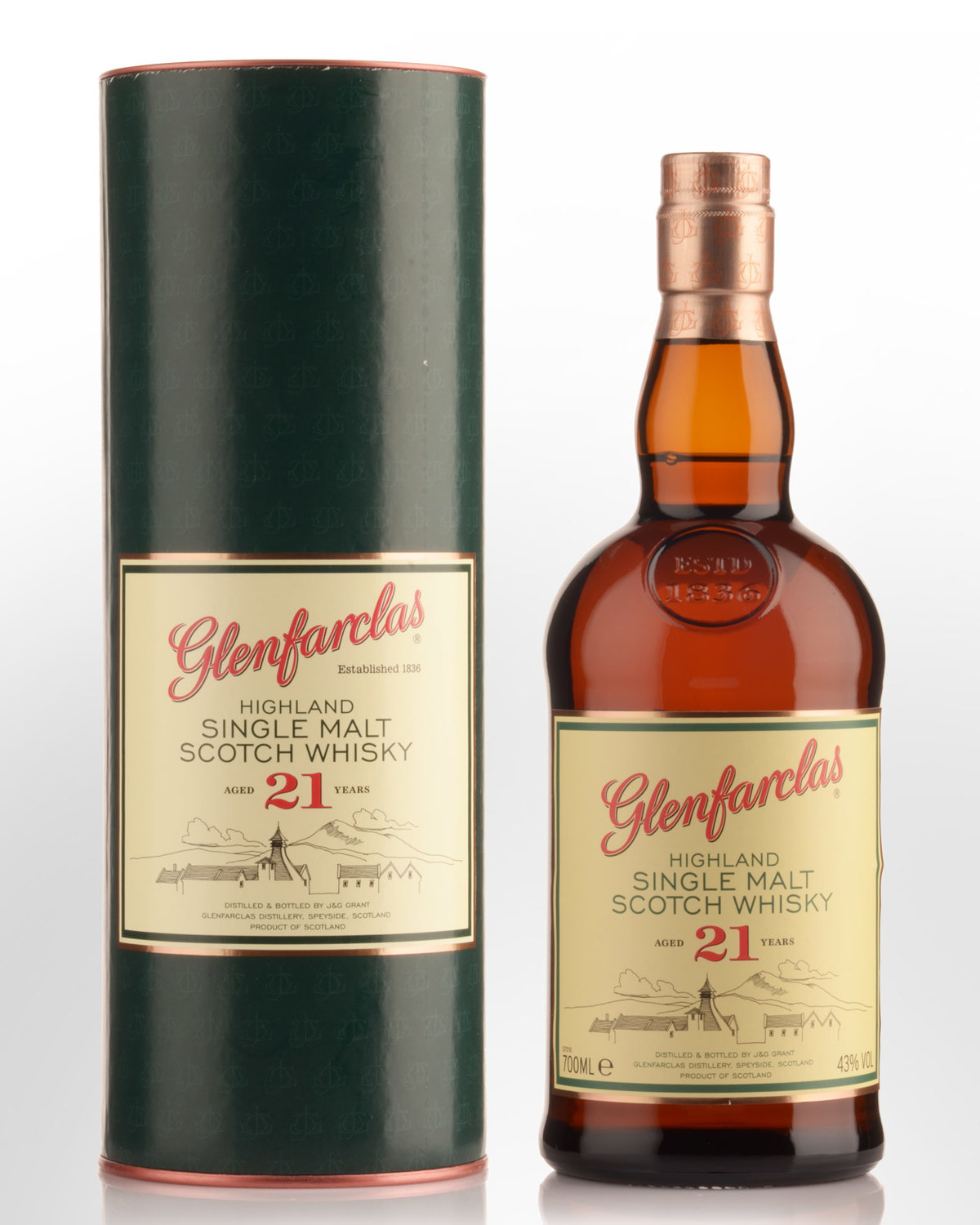 Glenfarclas 21 Year Old Single Malt Scotch Whisky (700ml) | Nicks Wine ...