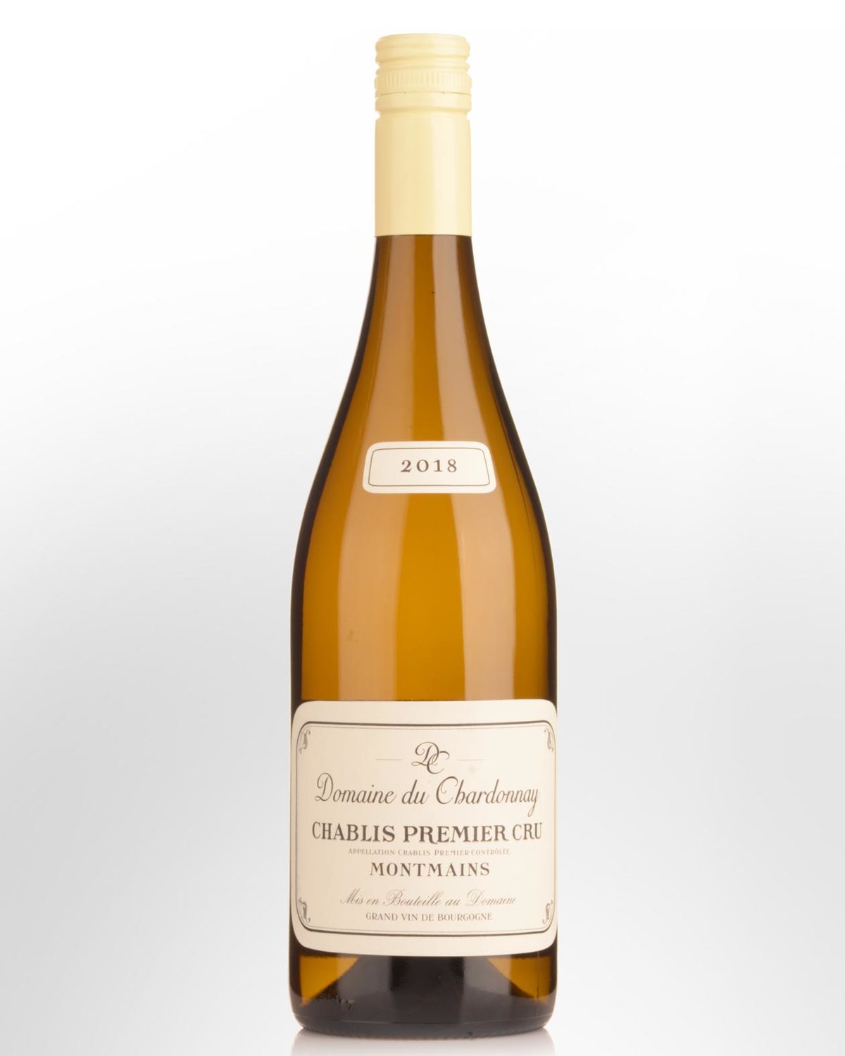 2018 Domaine du Chardonnay Chablis Premier Cru Montmains Nicks Wine  Merchants