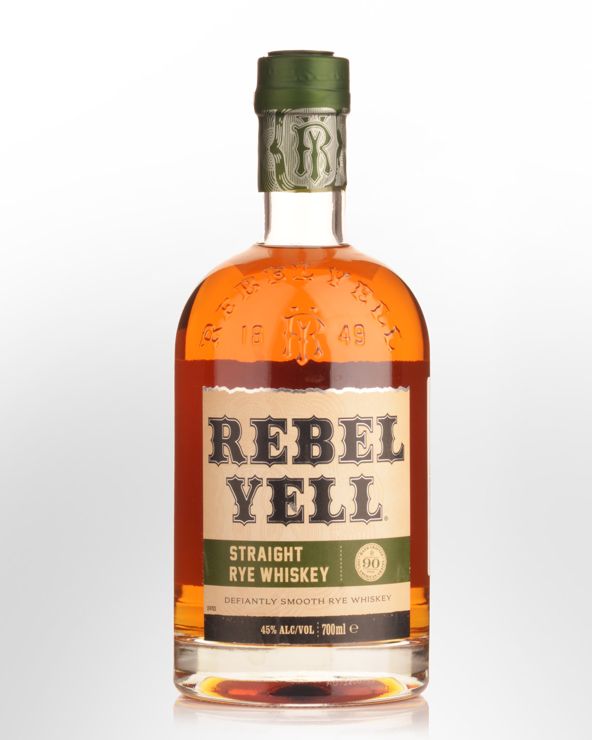 Rebel Yell Straight Rye Whiskey (700ml) Nicks Wine Merchants