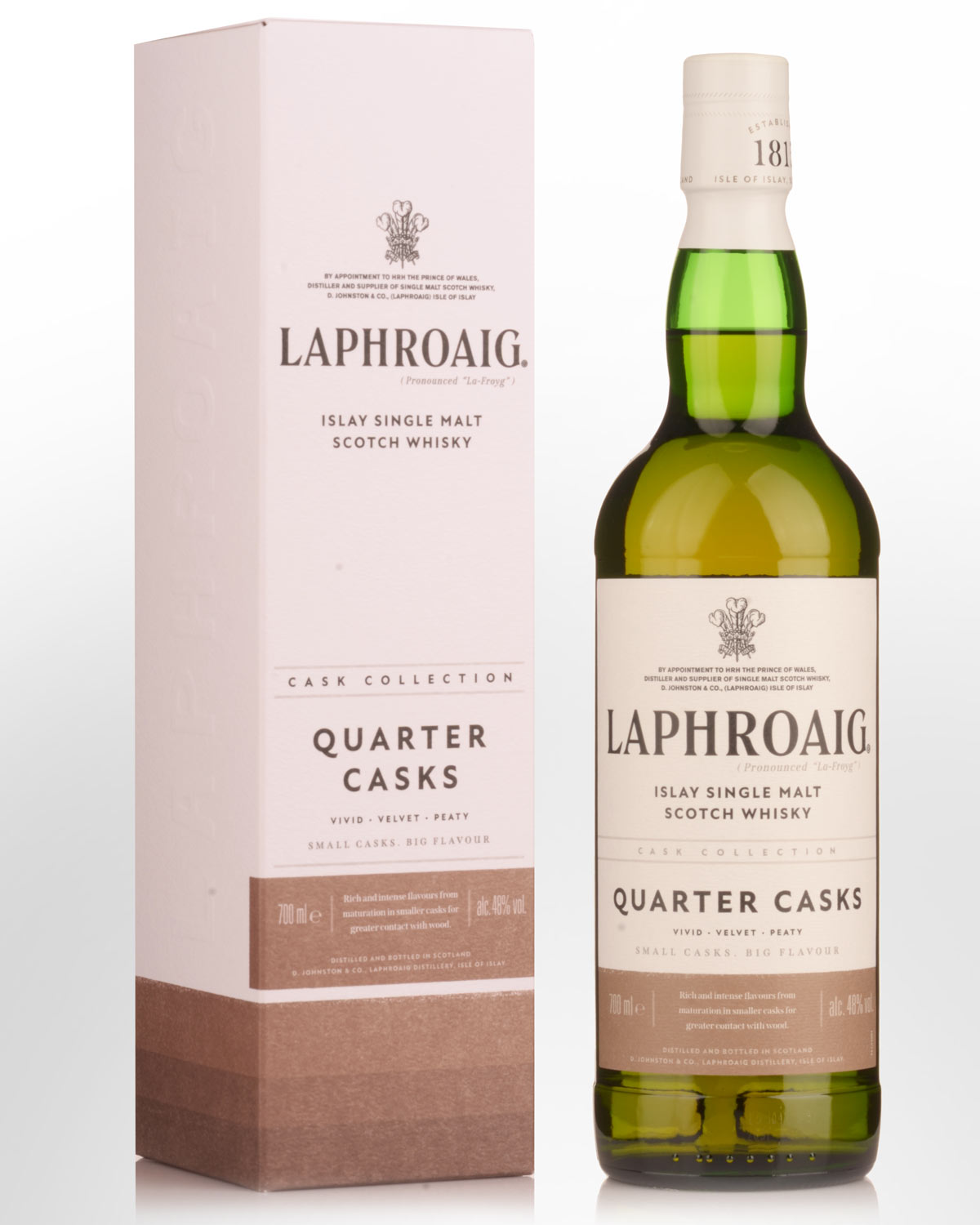 Laphroaig Quarter Cask Single Malt Scotch Whisky (700ml)
