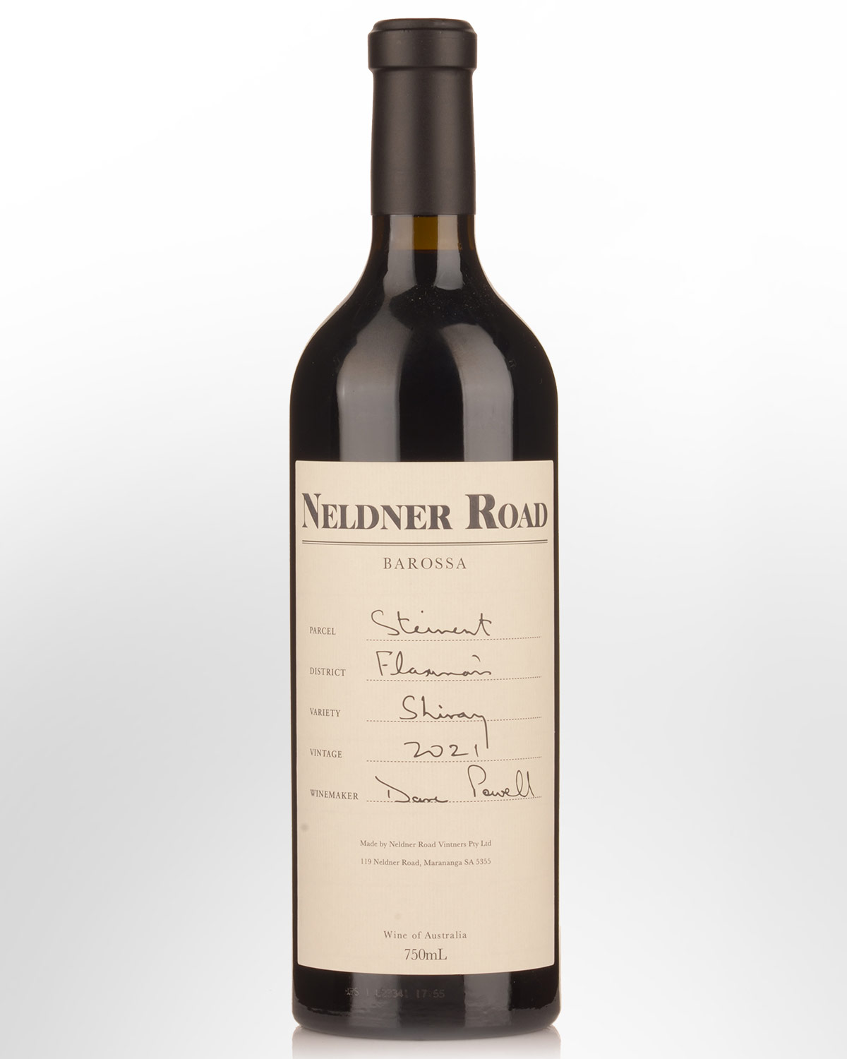 2021 Neldner Road by Dave Powell Steinert Flaxman’s Valley Shiraz