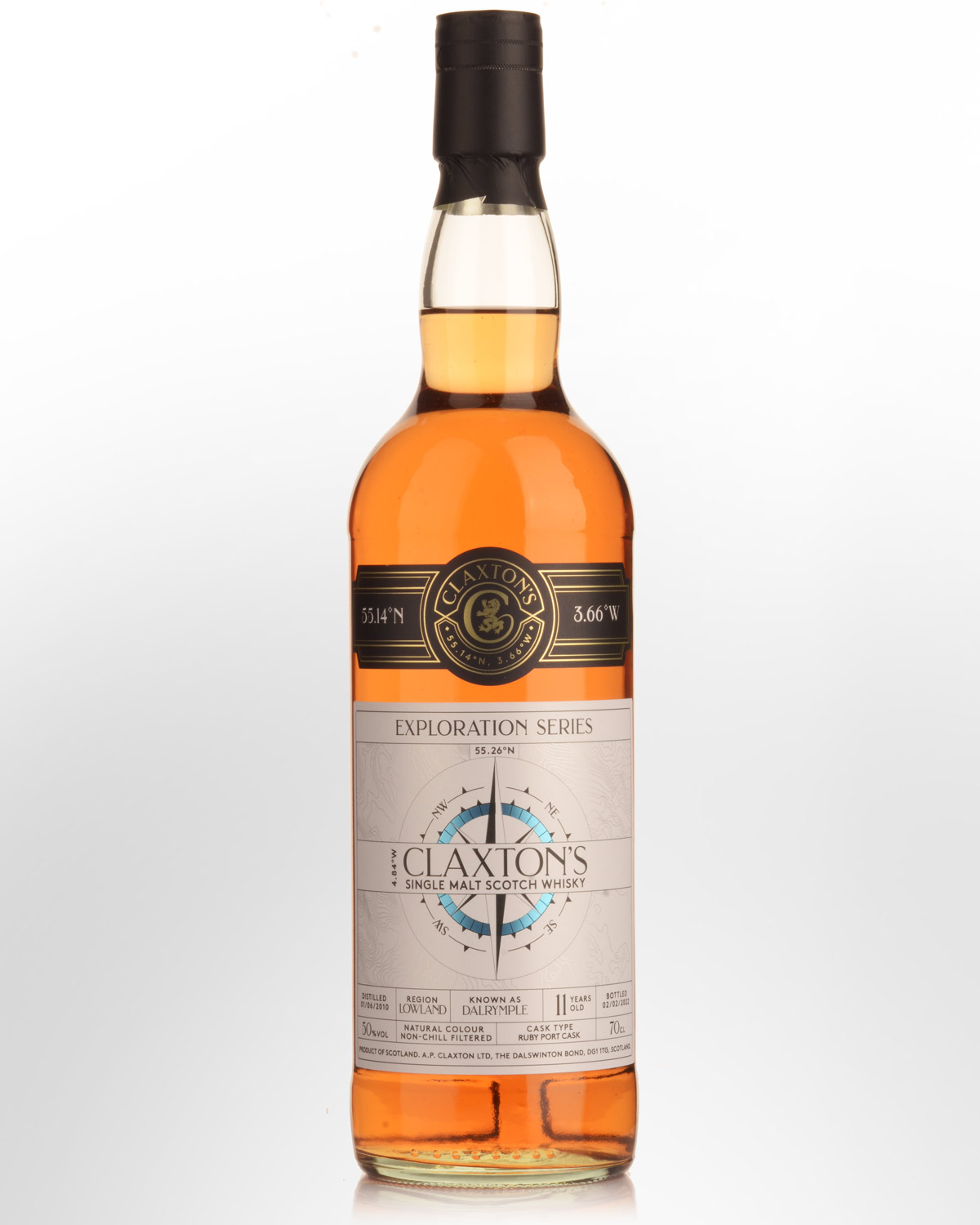 2010 Claxton's Exploration Series Dalrymple 11 Year Old Single Cask Single Malt Scotch Whisky (700ml)