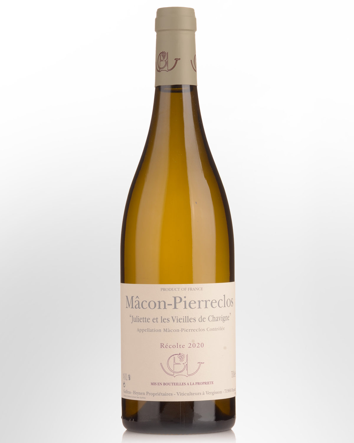 2020 Guffens-Heynen Macon-Pierreclos Juliette et Les Vieilles de Chavigne