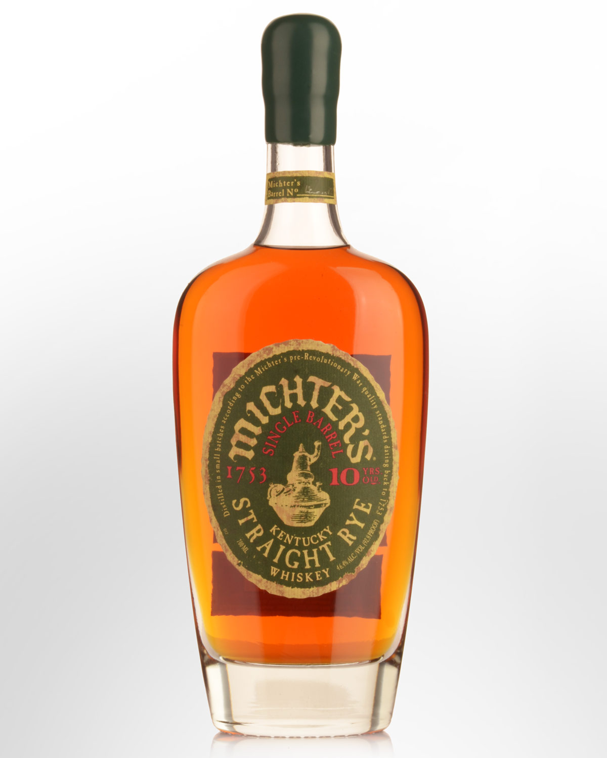 Michter's Single Barrel 10 Year Old Straight Rye Whiskey (700ml)