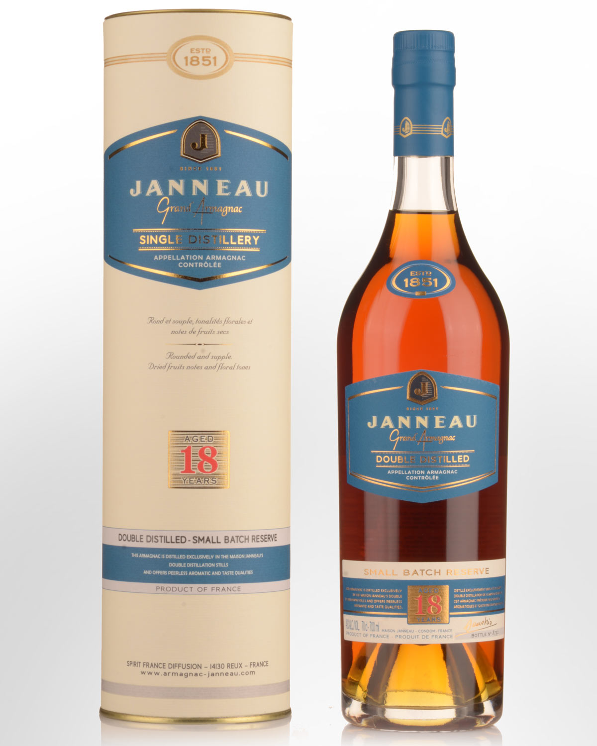 Janneau 18 Year Old Grand Armagnac (700ml)