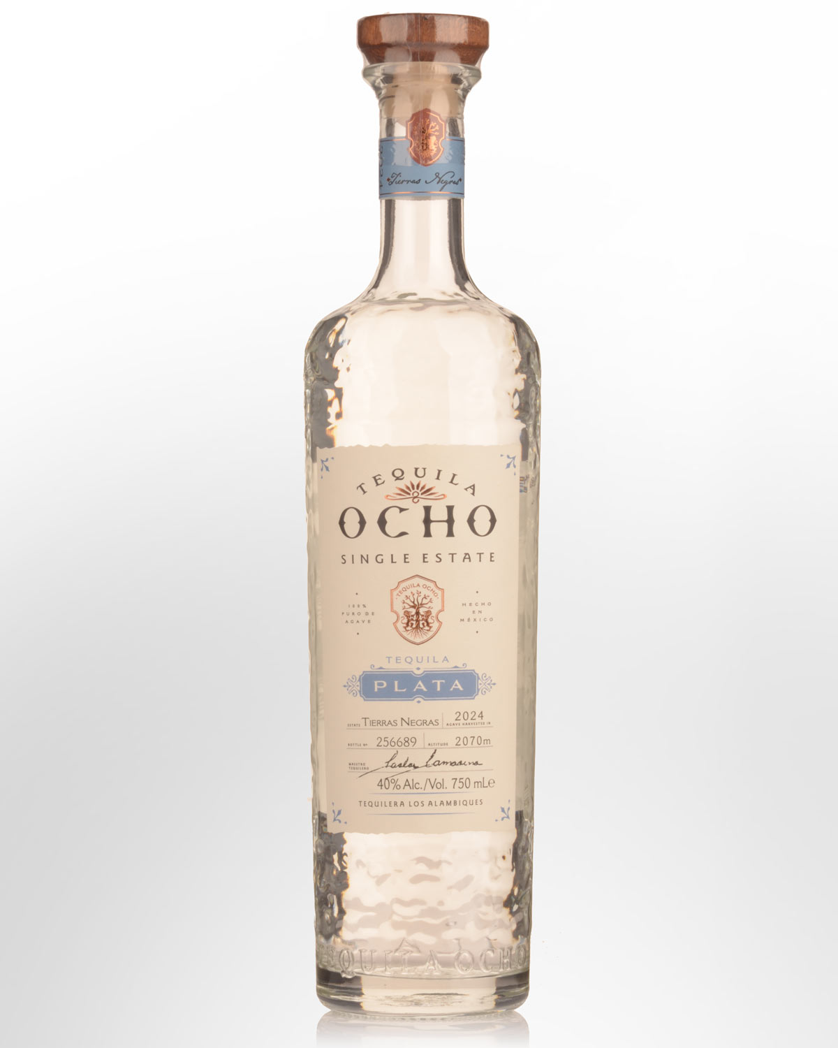 Tequila Ocho 100% Agave Plata Tequila (750ml)