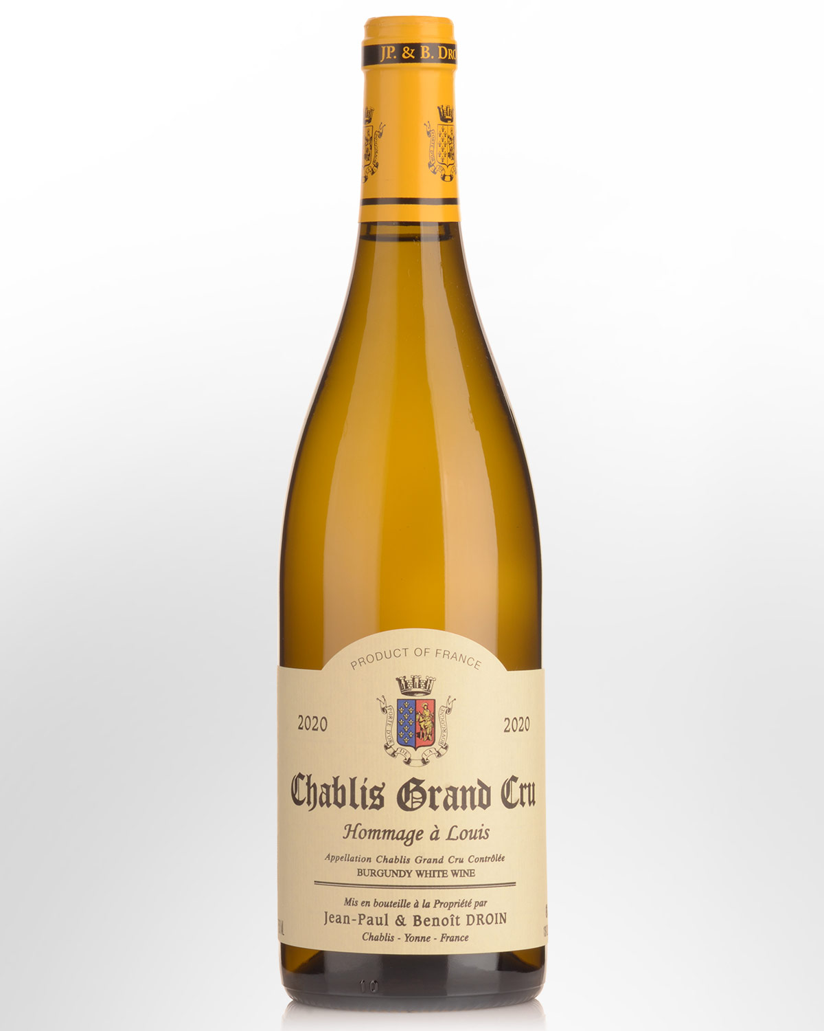 2020 Jean-Paul & Benoit Droin Hommage a Louis (Les Clos) Chablis Grand Cru