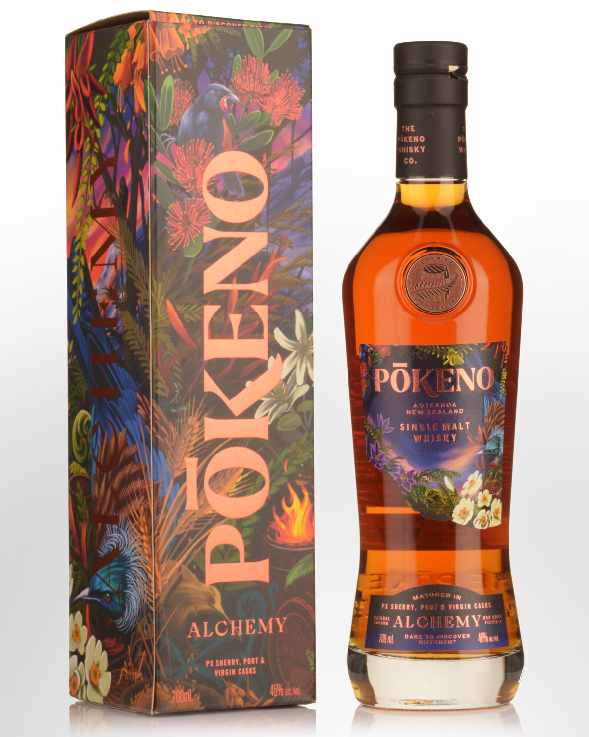 Pokeno Alchemy Single Malt New Zealand Whisky (700ml)